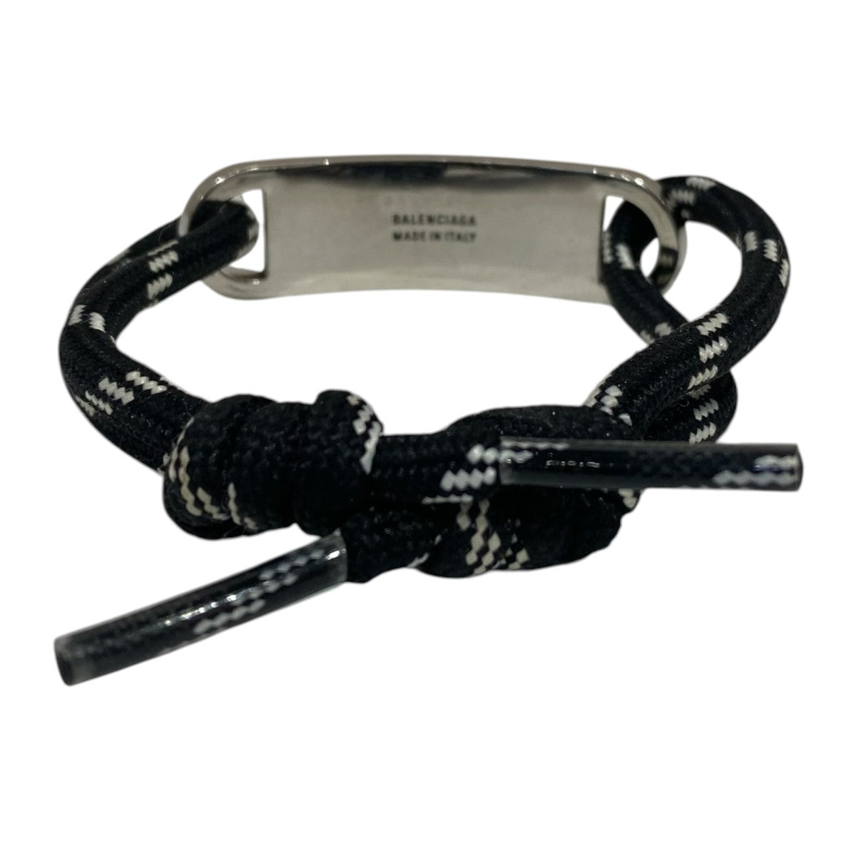 BALENCIAGA ロゴプレートブレスレット 古着・中古-3枚目のアイテム画像