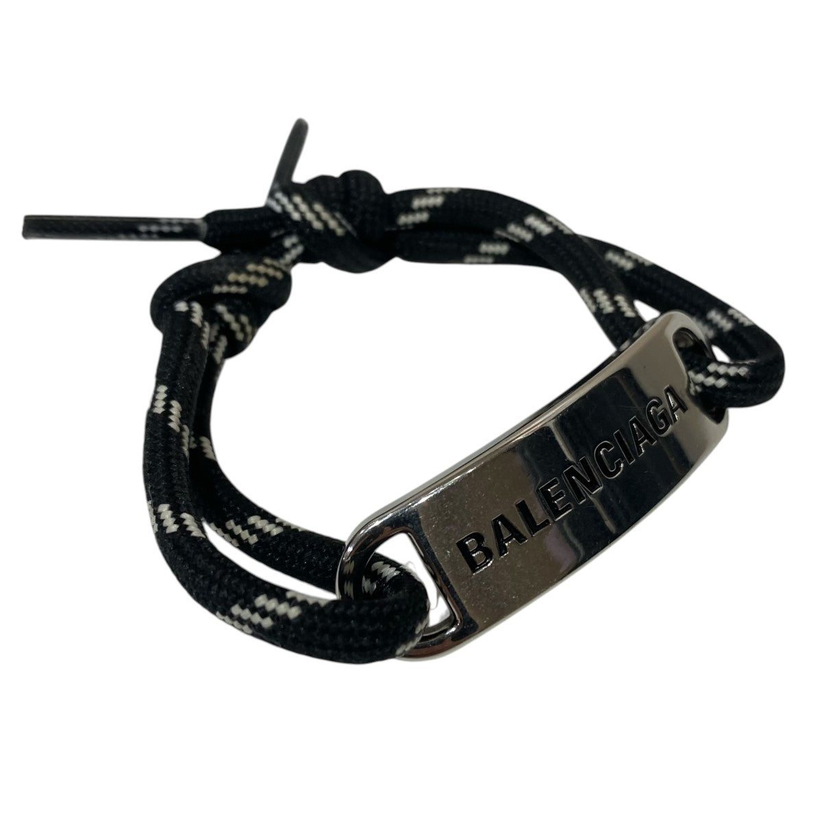 BALENCIAGA ロゴプレートブレスレット 古着・中古-4枚目のアイテム画像