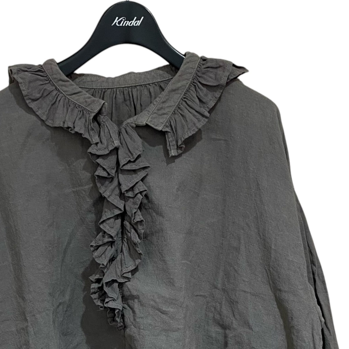 nest Robe 25SS近江晒しフラワーカラーブラウス リネン混ブラウス01251-1176 古着・中古-3枚目のアイテム画像