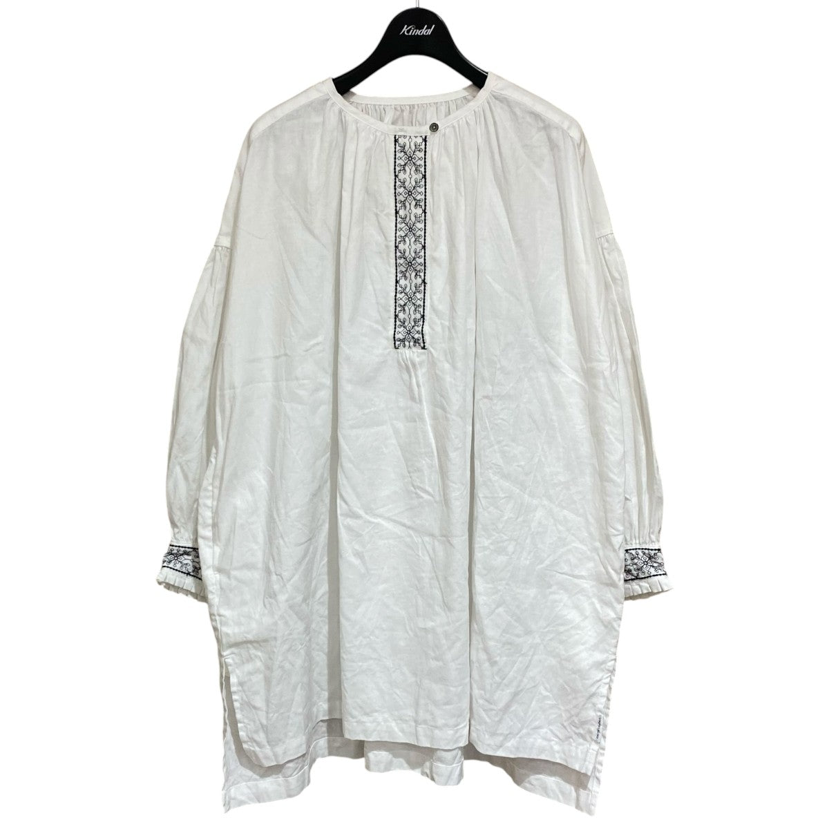 nest Robe ブラックワーク刺繍ブラウス01243-1085 古着・中古-1枚目のアイテム画像