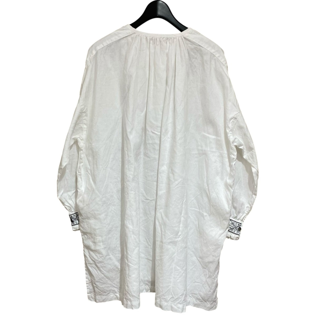 nest Robe ブラックワーク刺繍ブラウス01243-1085 古着・中古-2枚目のアイテム画像