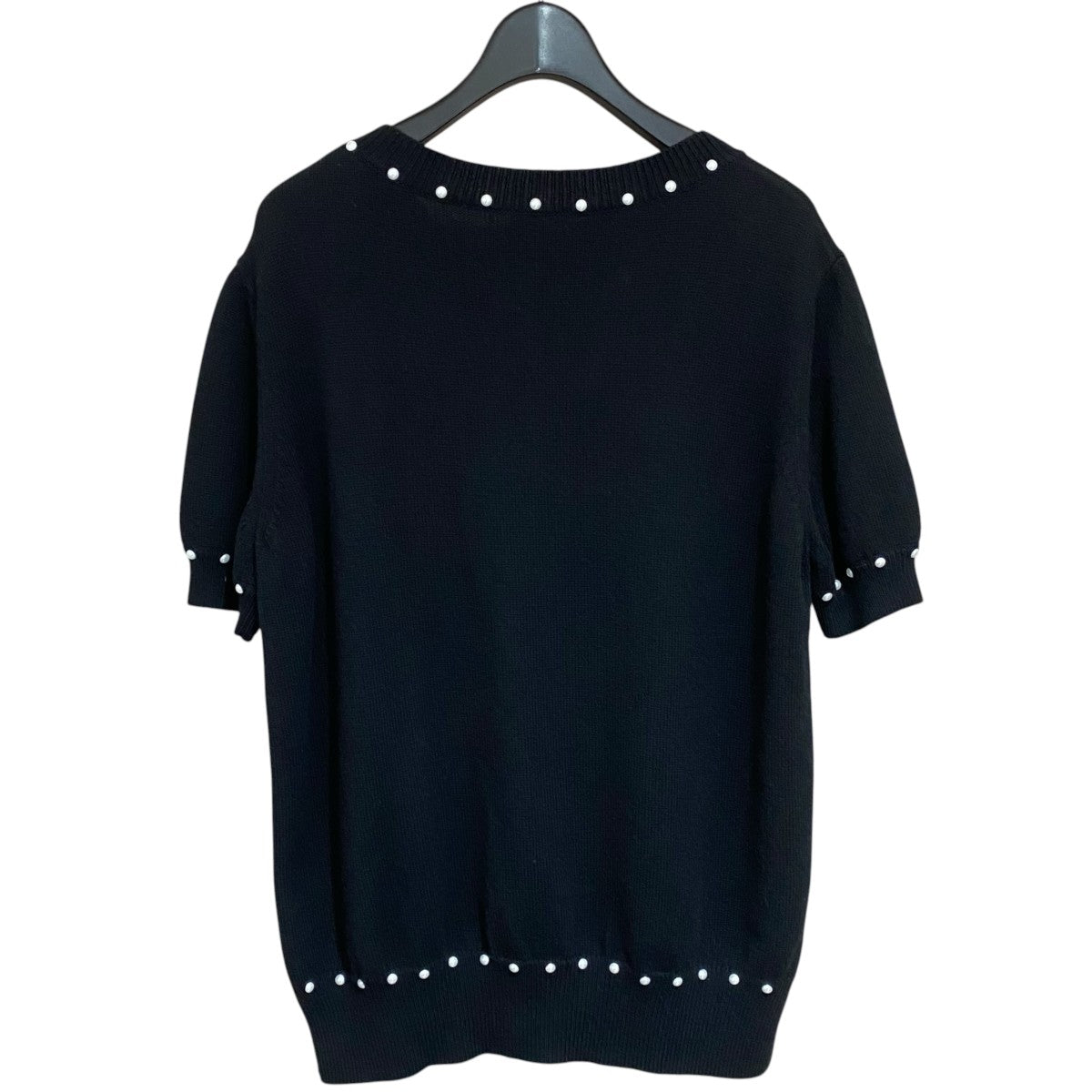 CHANEL フェイクパール半袖ニットP53611K06956 古着・中古-2枚目のアイテム画像