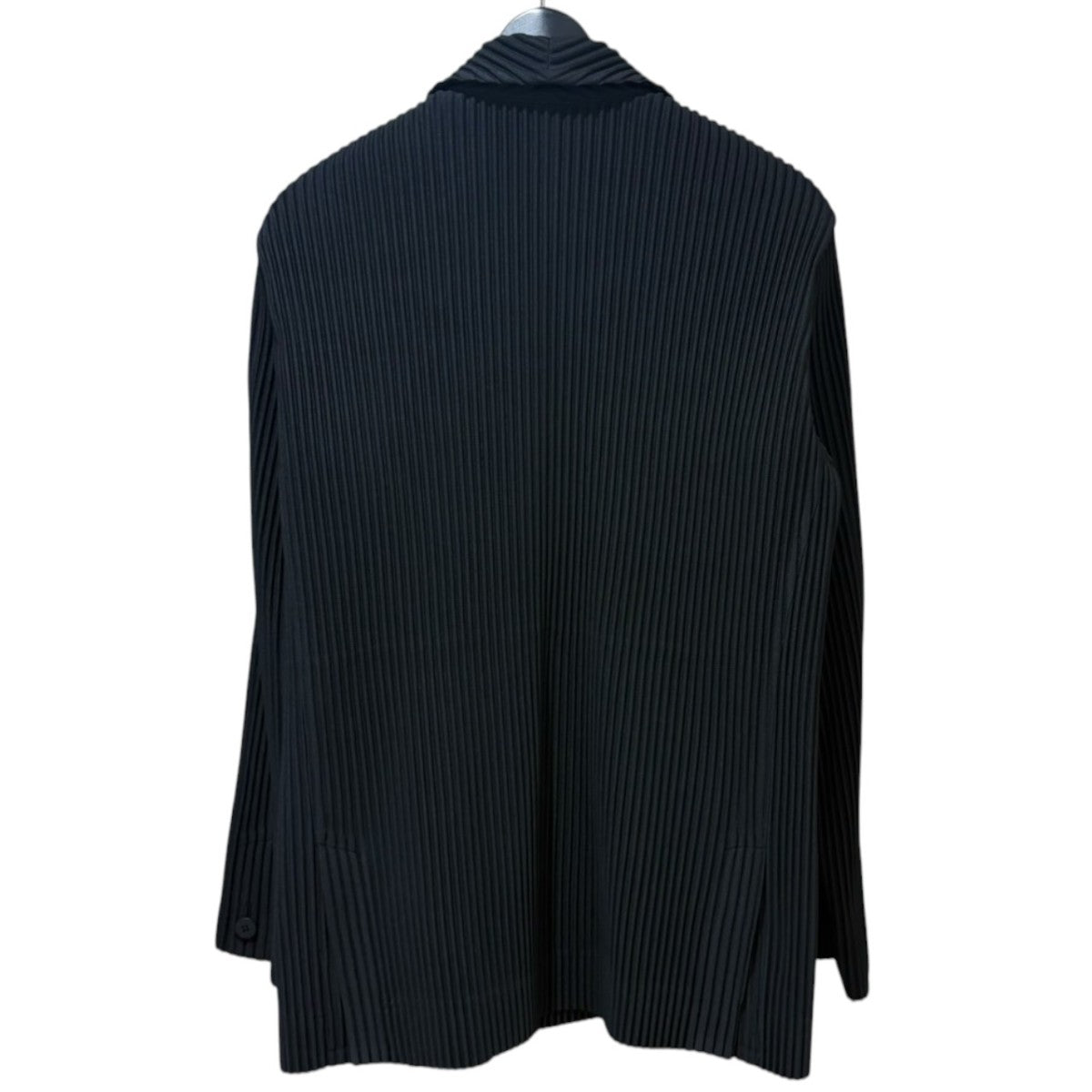 HOMME PLISSE ISSEY MIYAKE プリーツテーラードジャケットHP51JD151 古着・中古-2枚目のアイテム画像