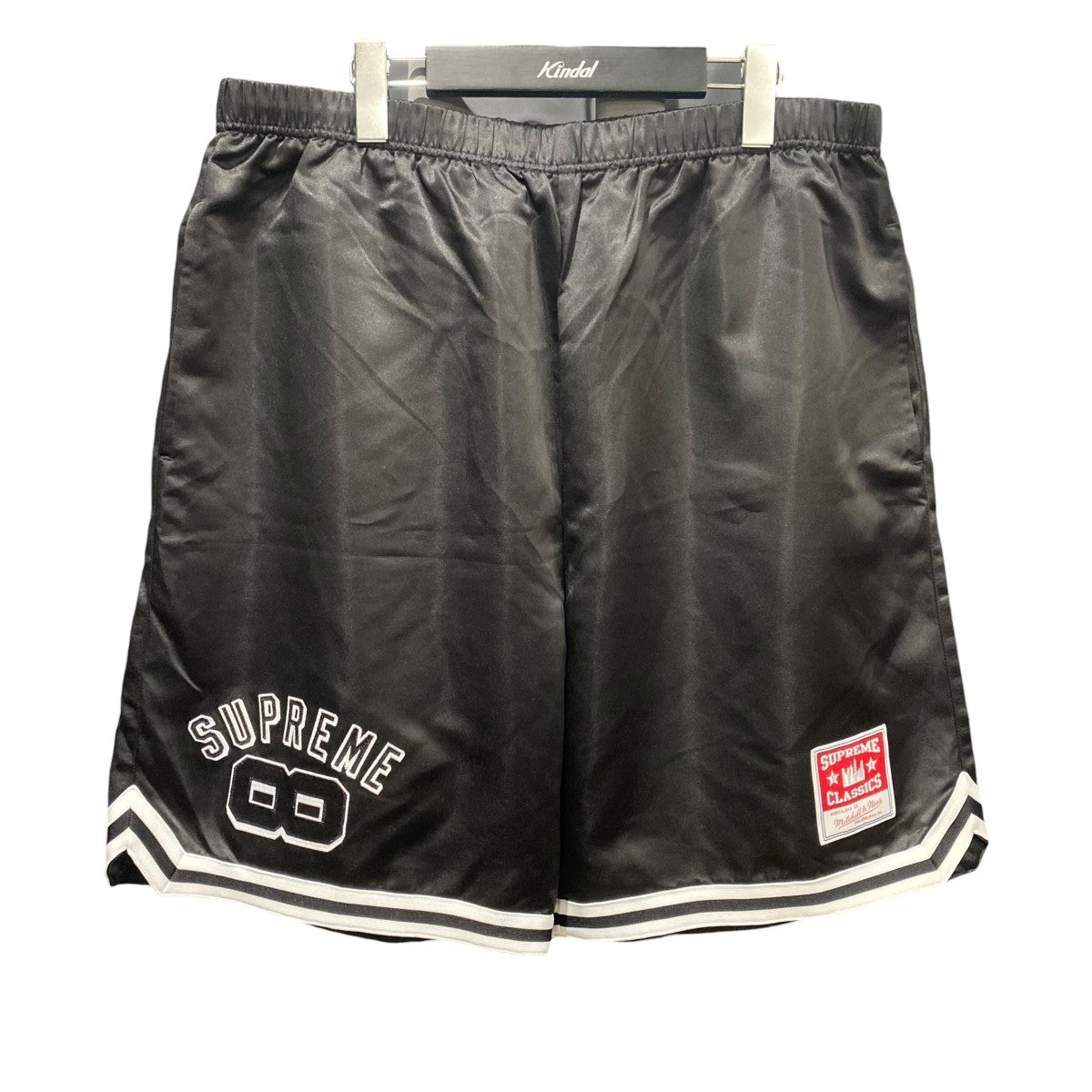 Supreme×MITCHELL ＆ NESS 23SS■Satin Baseball Short 古着・中古-1枚目のアイテム画像