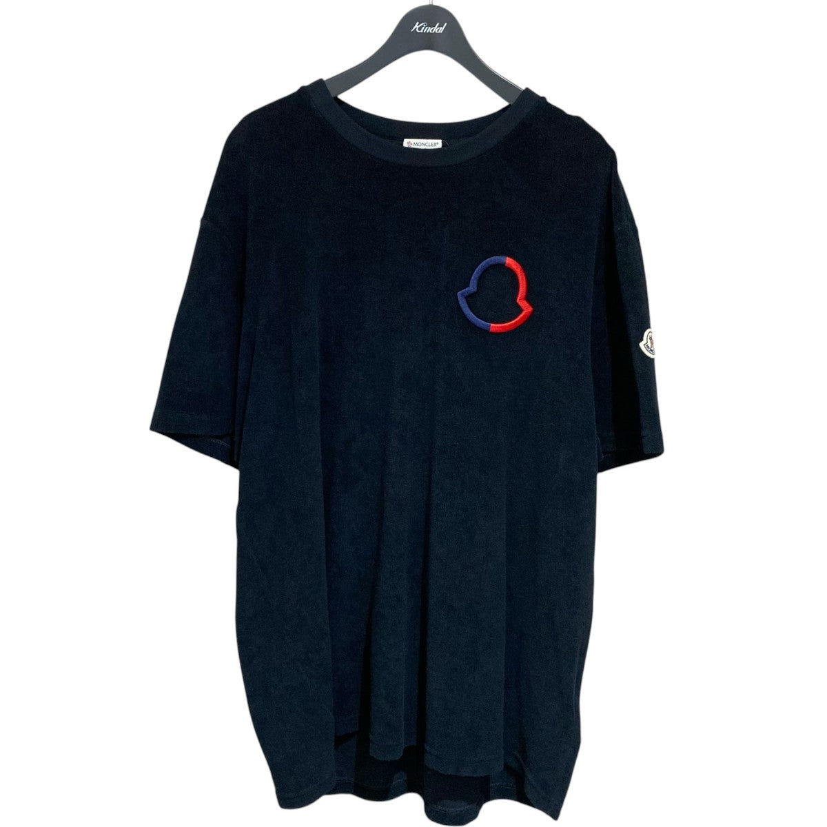 MONCLER 22年パイル地TシャツI10918C00003 ﾊﾟｲﾙ地Tｼｬﾂ