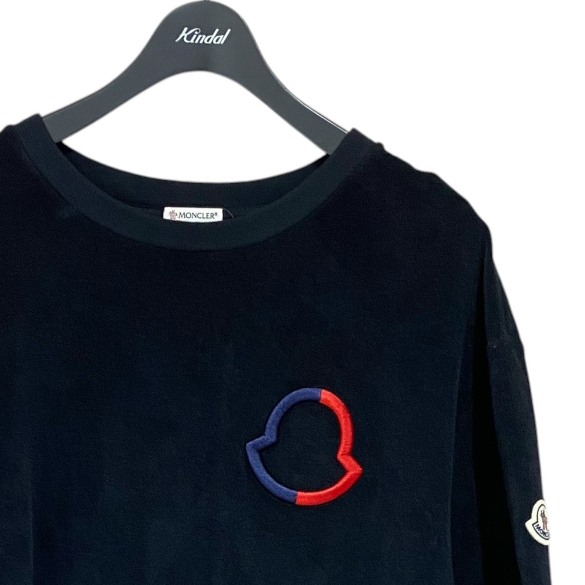 MONCLER 22年パイル地TシャツI10918C00003 ﾊﾟｲﾙ地Tｼｬﾂ 古着・中古-3枚目のアイテム画像