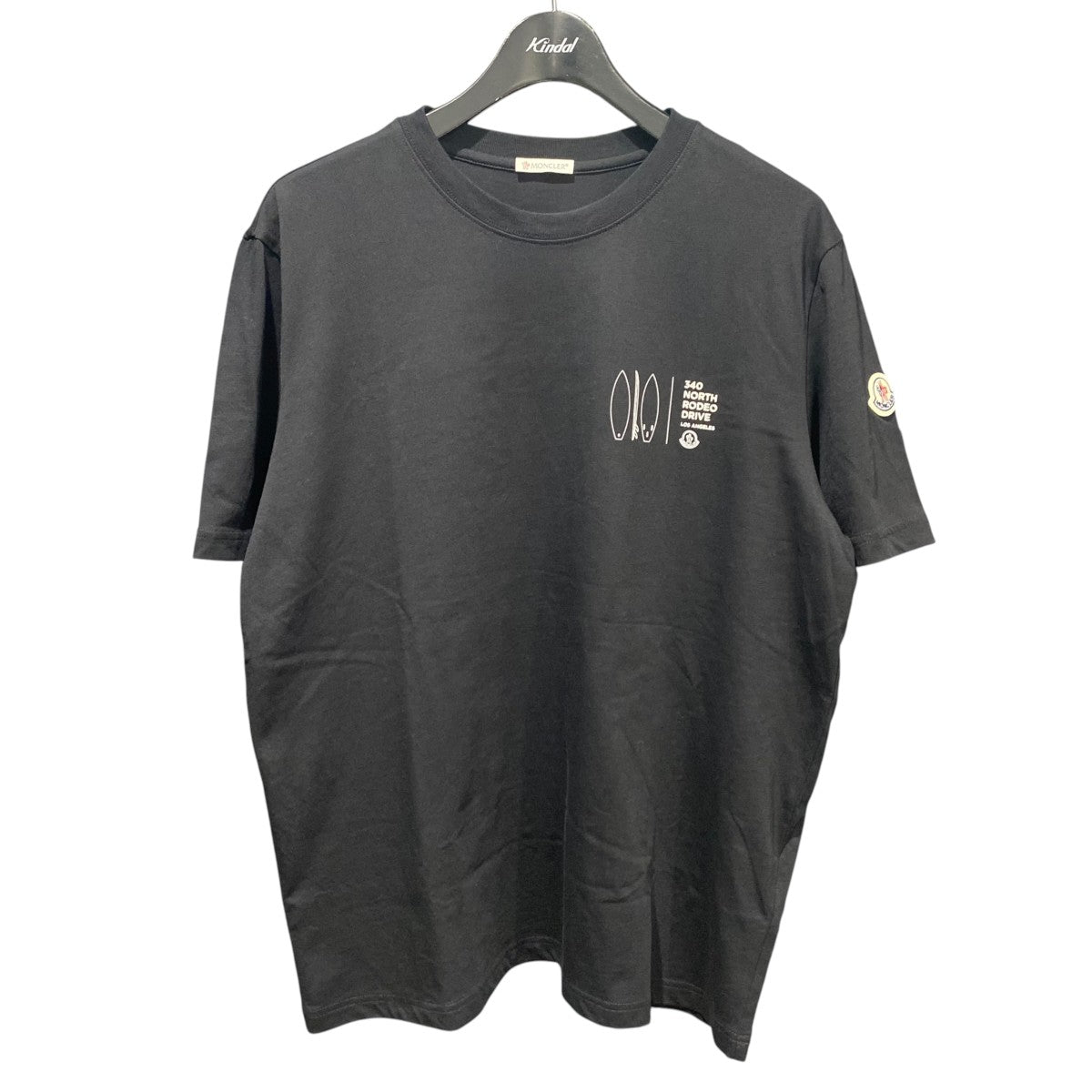 MONCLER 23年■ロゴTシャツJ10918C00043 古着・中古-1枚目のアイテム画像