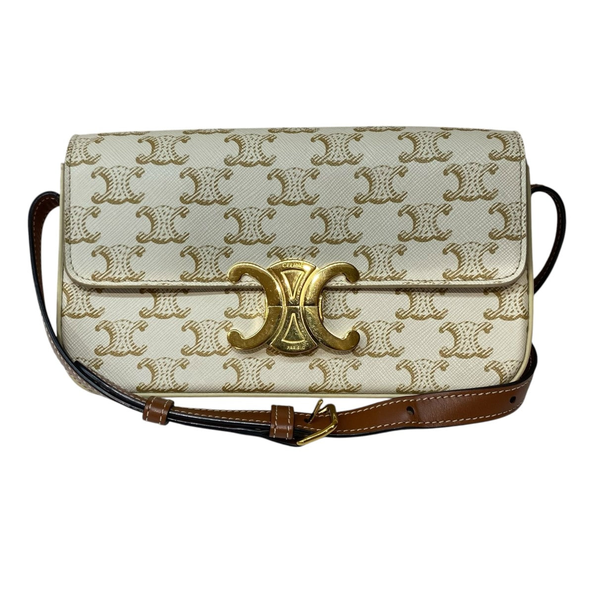 CELINE トリオンフクロードショルダーバッグ 古着・中古-1枚目のアイテム画像