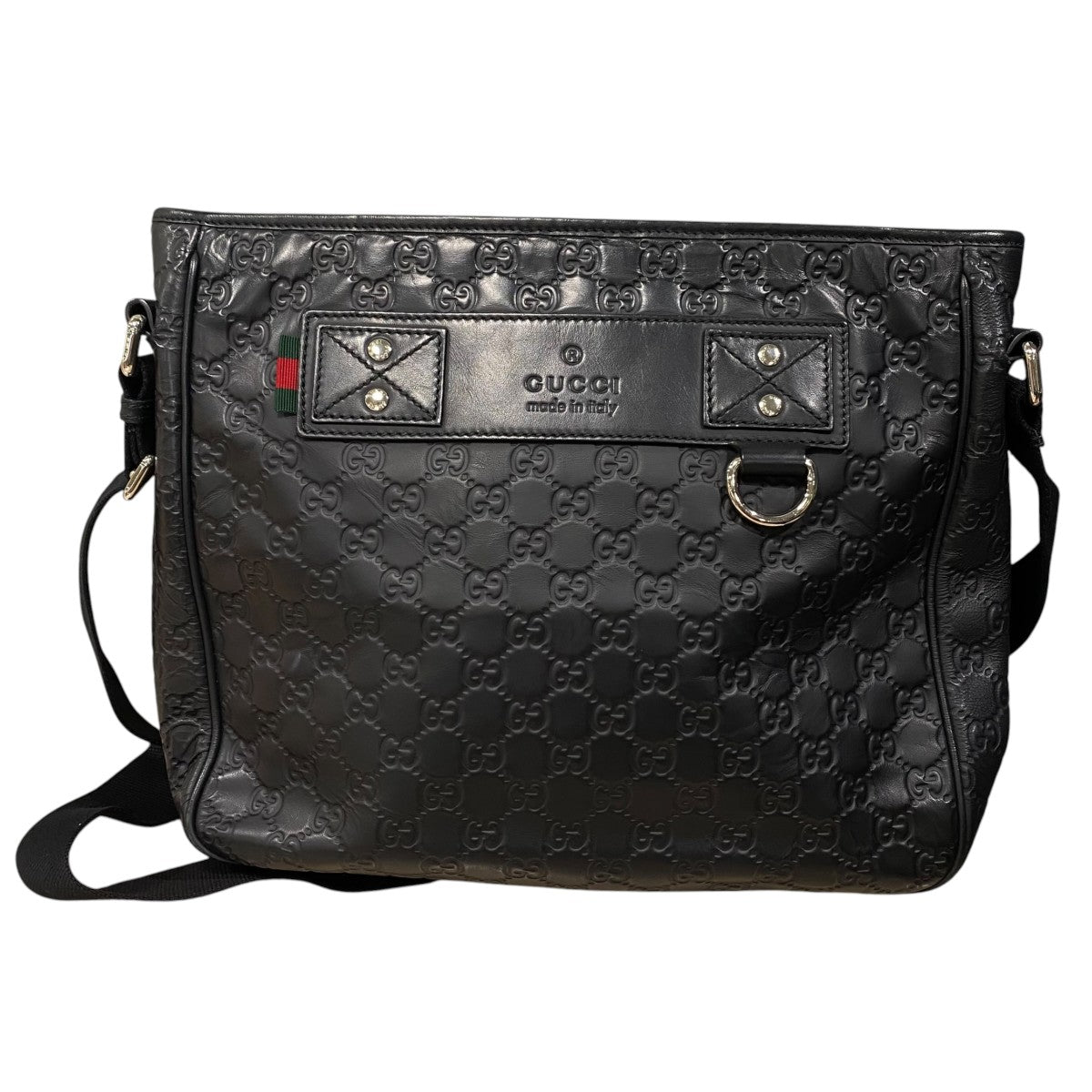 GUCCI(グッチ) □グッチシマ ショルダーバッグ 322080 ブラック