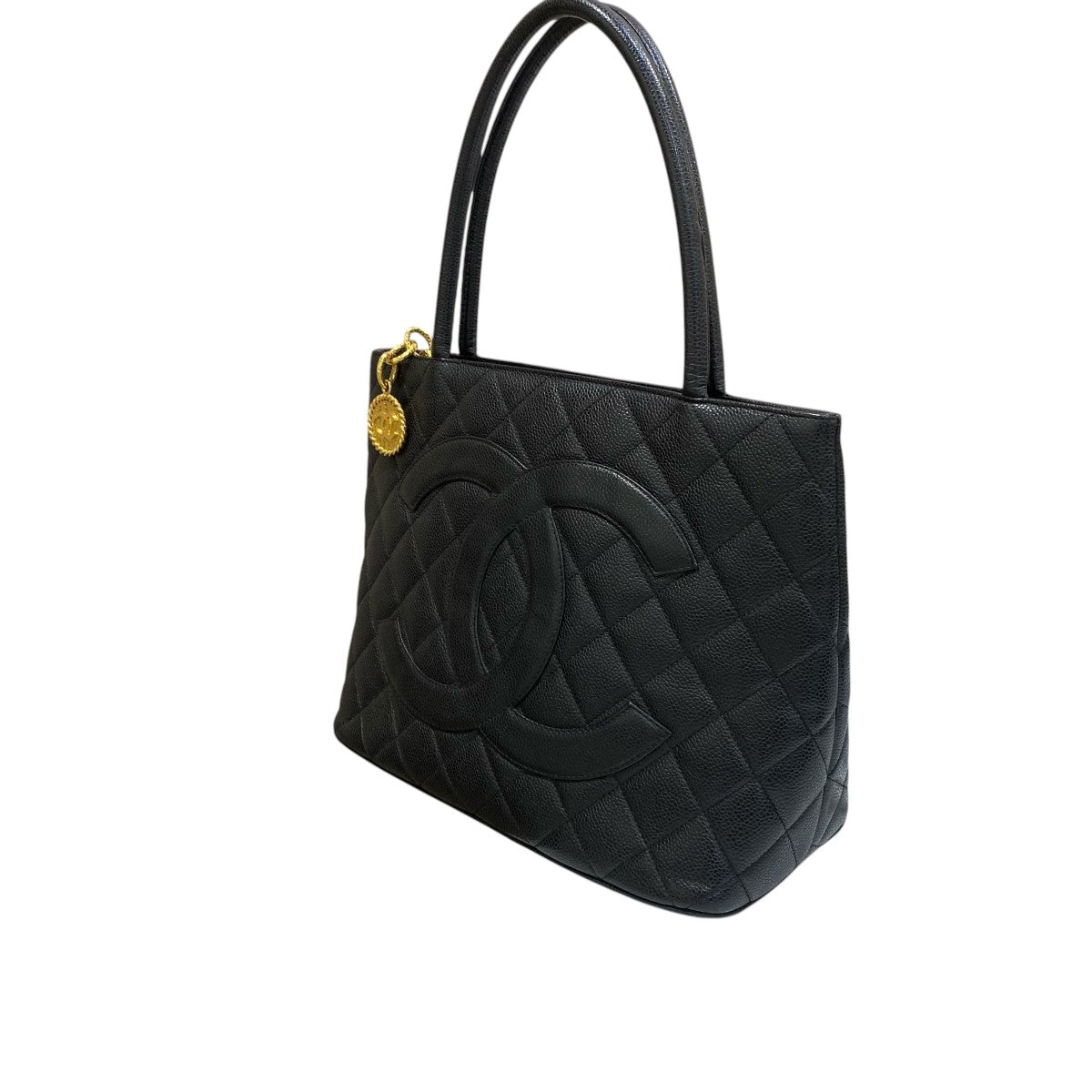 CHANEL 復刻トート キャビアスキン ゴールド金具 古着・中古-2枚目のアイテム画像
