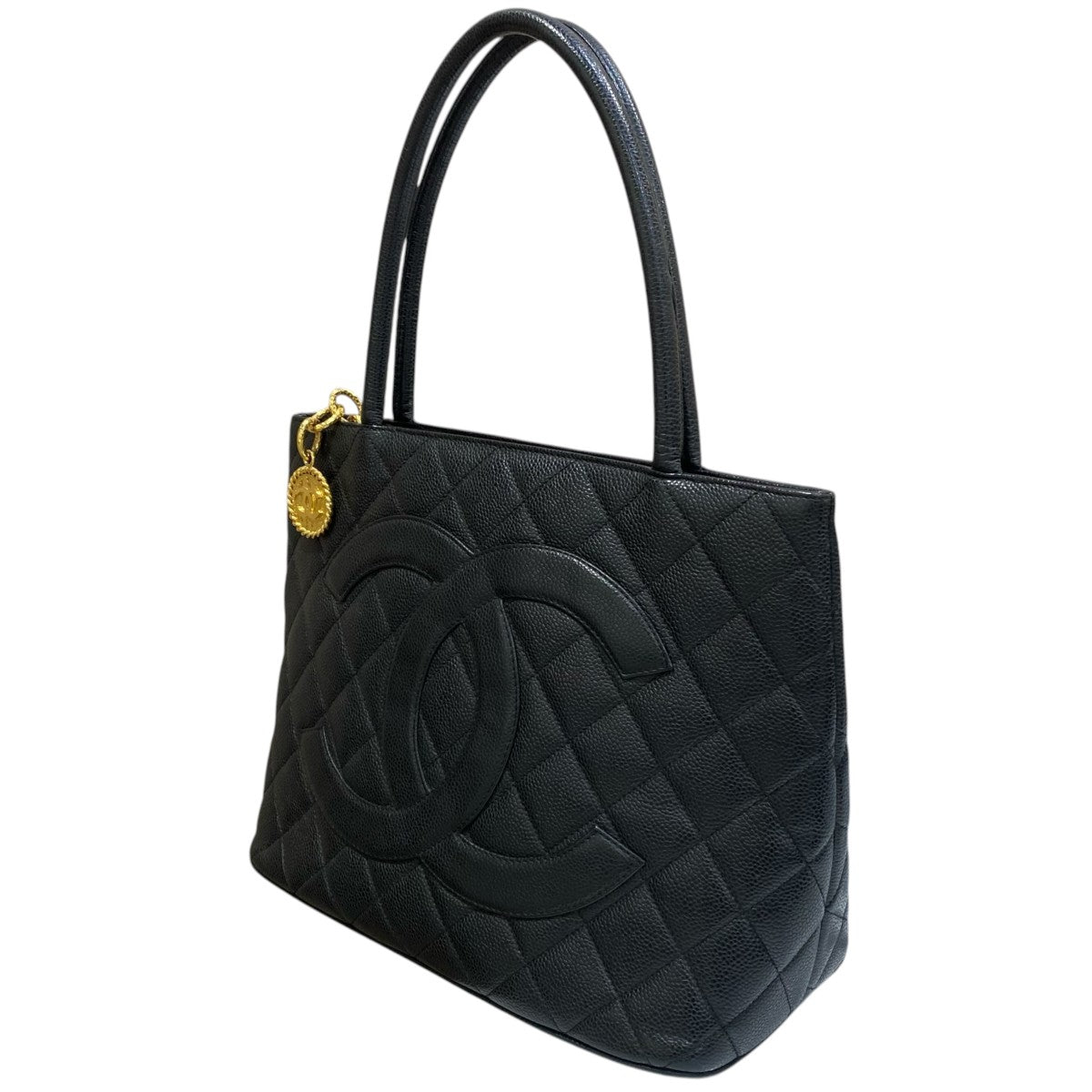 CHANEL 復刻トート キャビアスキン ゴールド金具 古着・中古-3枚目のアイテム画像
