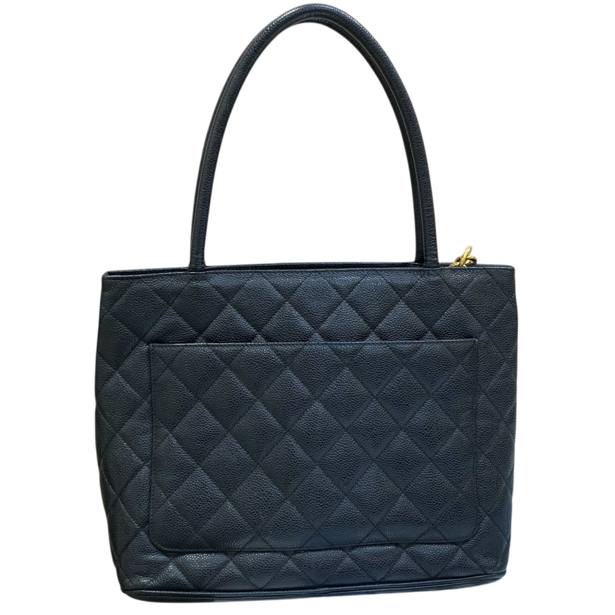 CHANEL 復刻トート キャビアスキン ゴールド金具 古着・中古-4枚目のアイテム画像