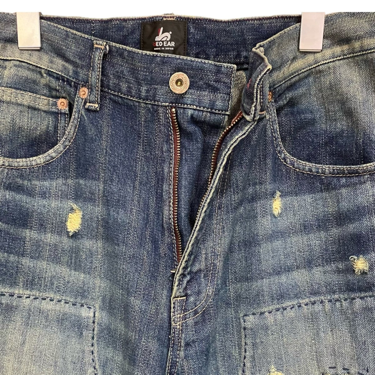 RED EAR クラフトリペアワイドストレートジーンズ162600 古着・中古-3枚目のアイテム画像
