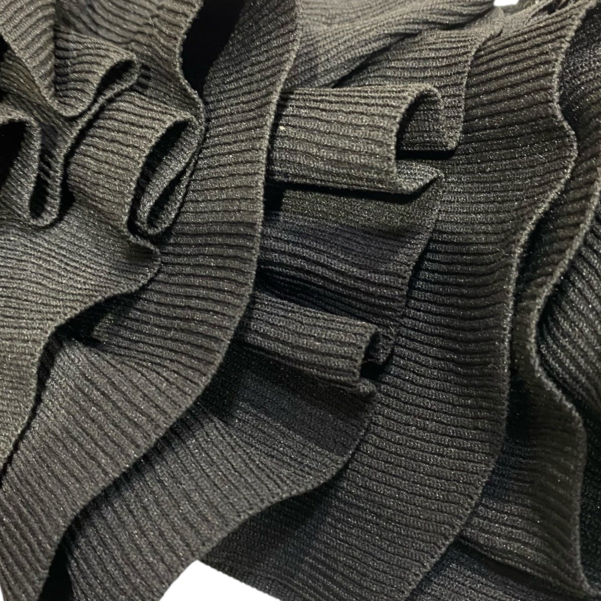 Adam et Rope 26SSニットフリルビスチェGAF-06060 古着・中古-4枚目のアイテム画像