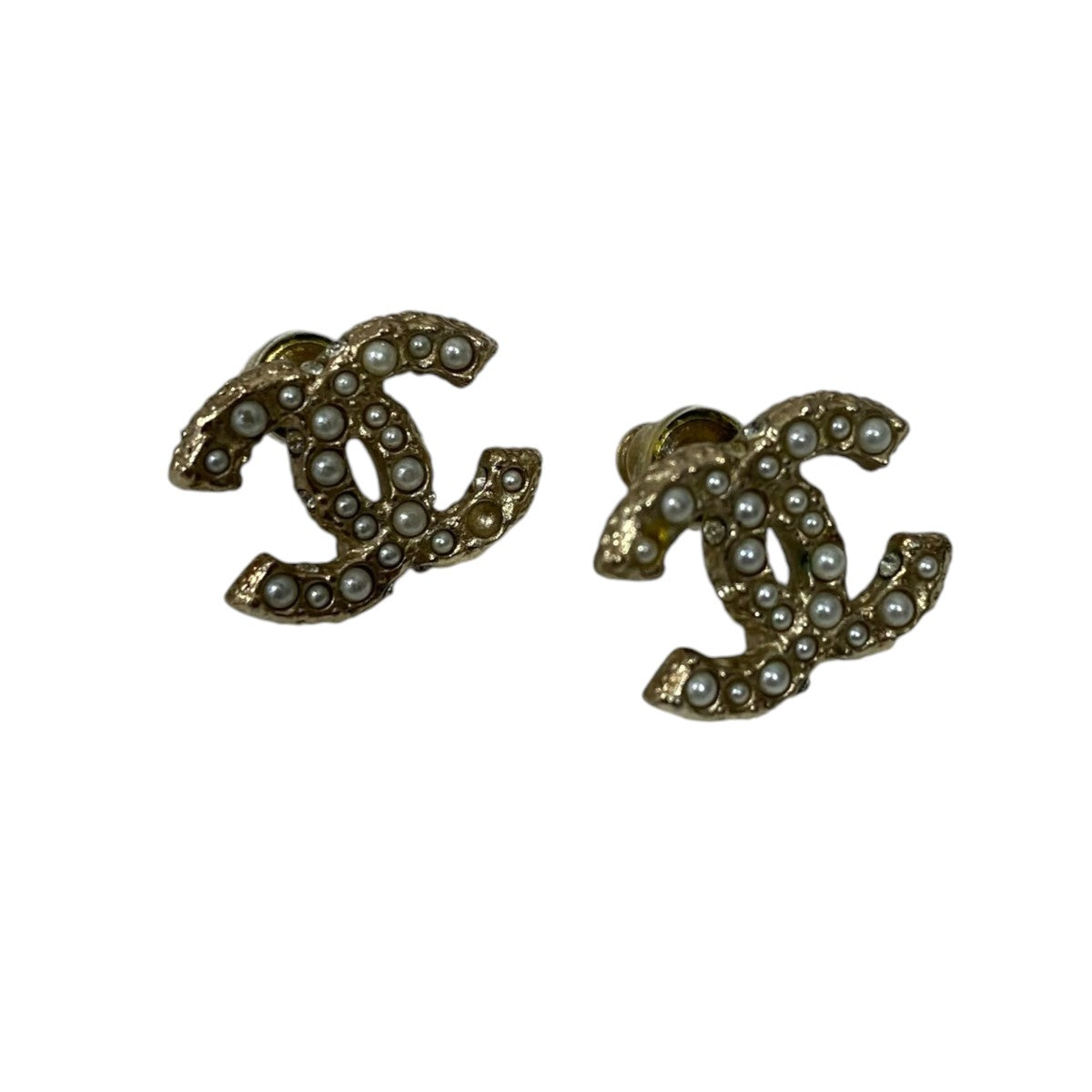 CHANEL ココマークフェイクパールピアス 古着・中古-3枚目のアイテム画像
