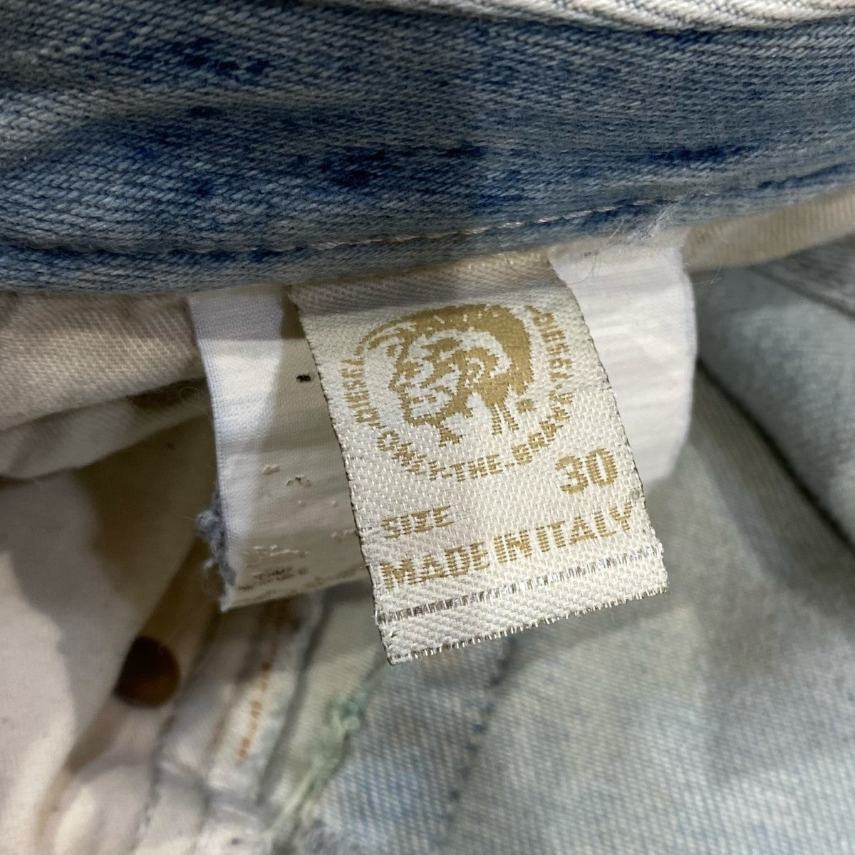 DIESEL ダメージ加工デニム 古着・中古-8枚目のアイテム画像