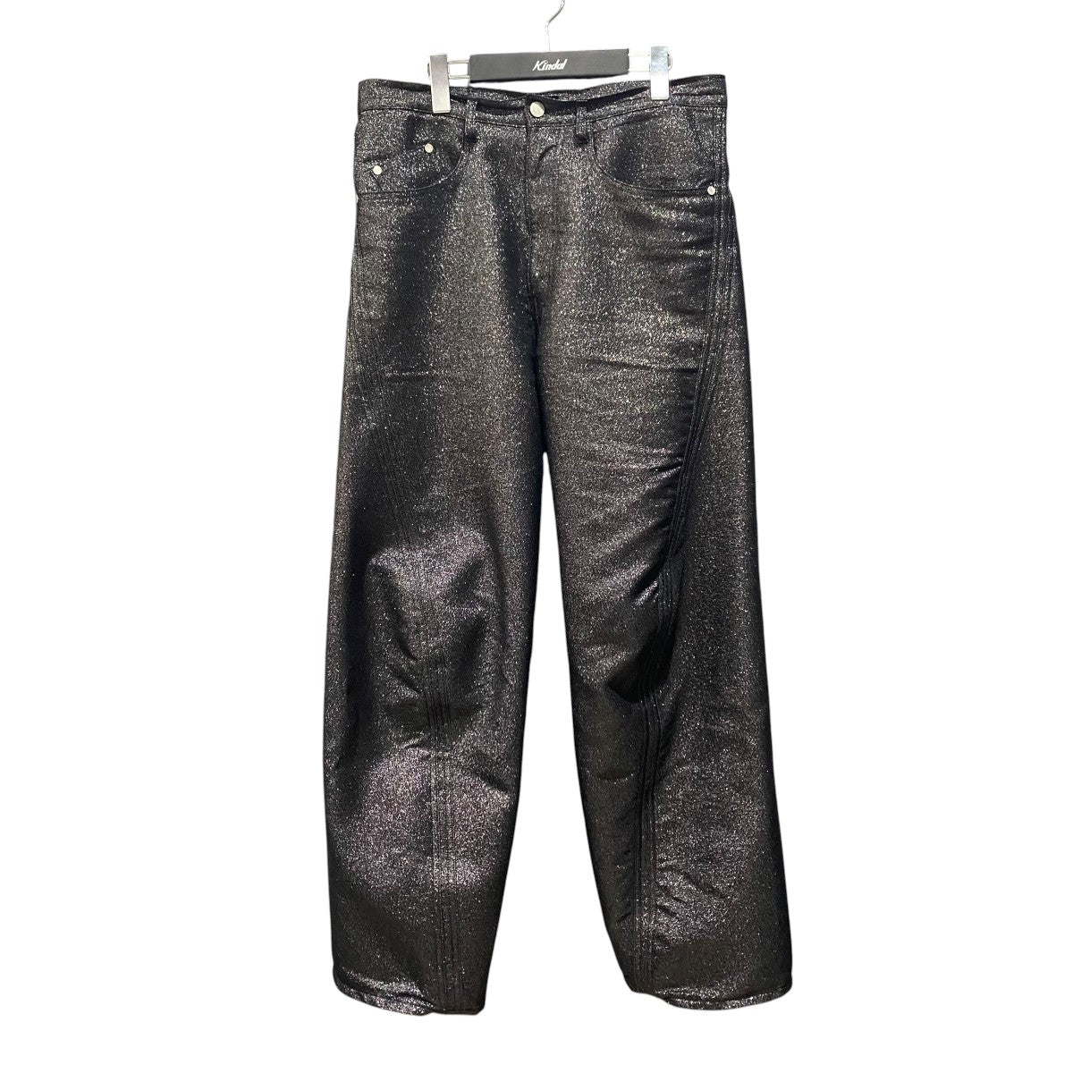 NVRFRGT 参考定価40，700円GLITTER TWILL 3D TWISTED WIDE LEG 5P PANTSNF261P16A 古着・中古-1枚目のアイテム画像