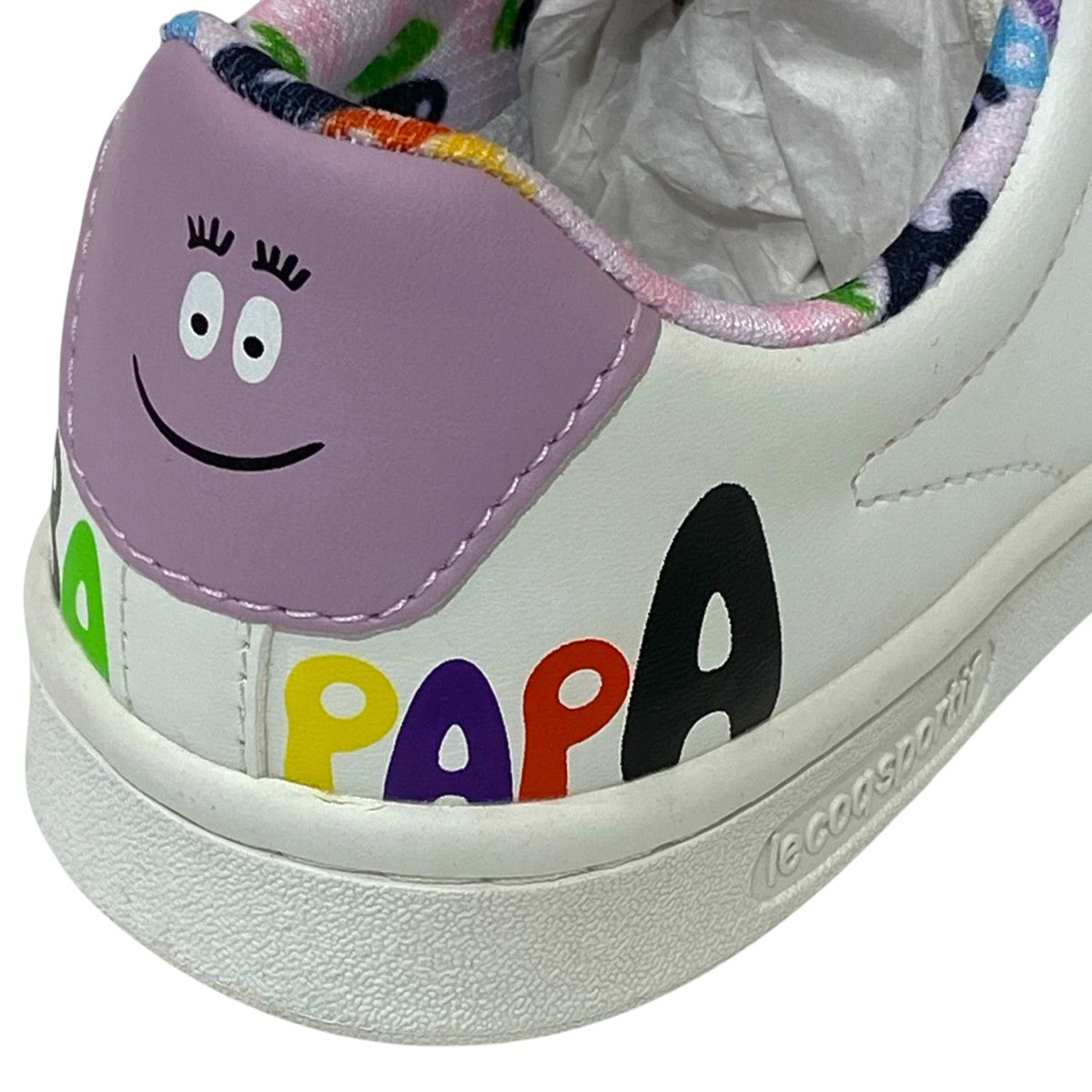 le coq sportif×BARBAPAPA LA ROLANDスニーカーQY3XJC00BL 古着・中古-5枚目のアイテム画像