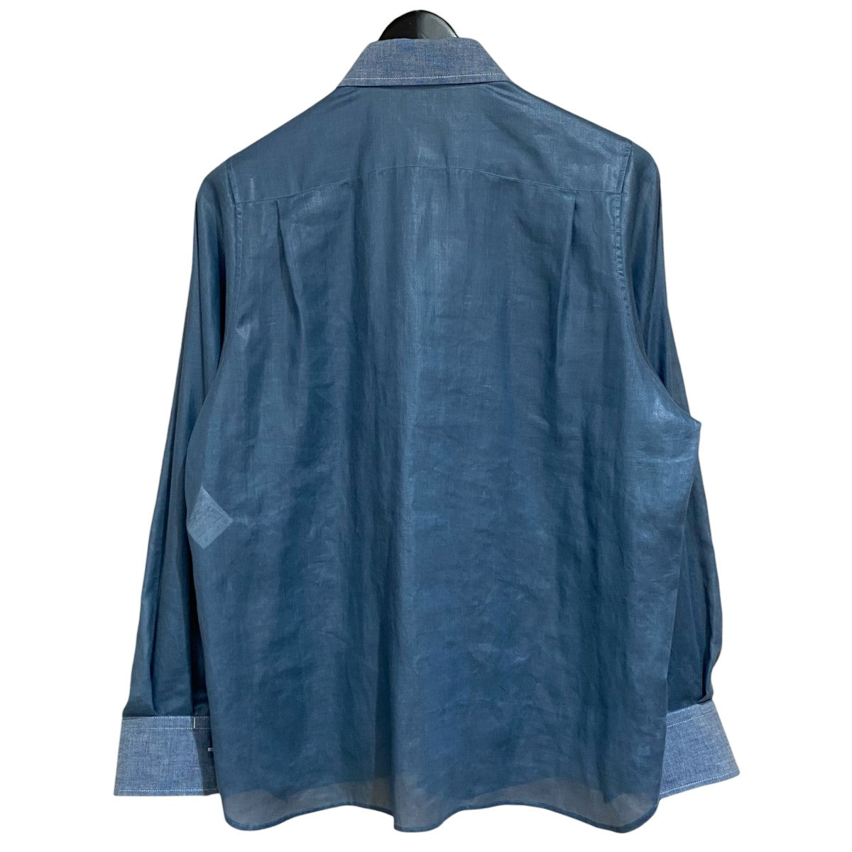 HYKE SHEER CHAMBRAY SHIRTシアーシャツ251-15237 古着・中古-2枚目のアイテム画像
