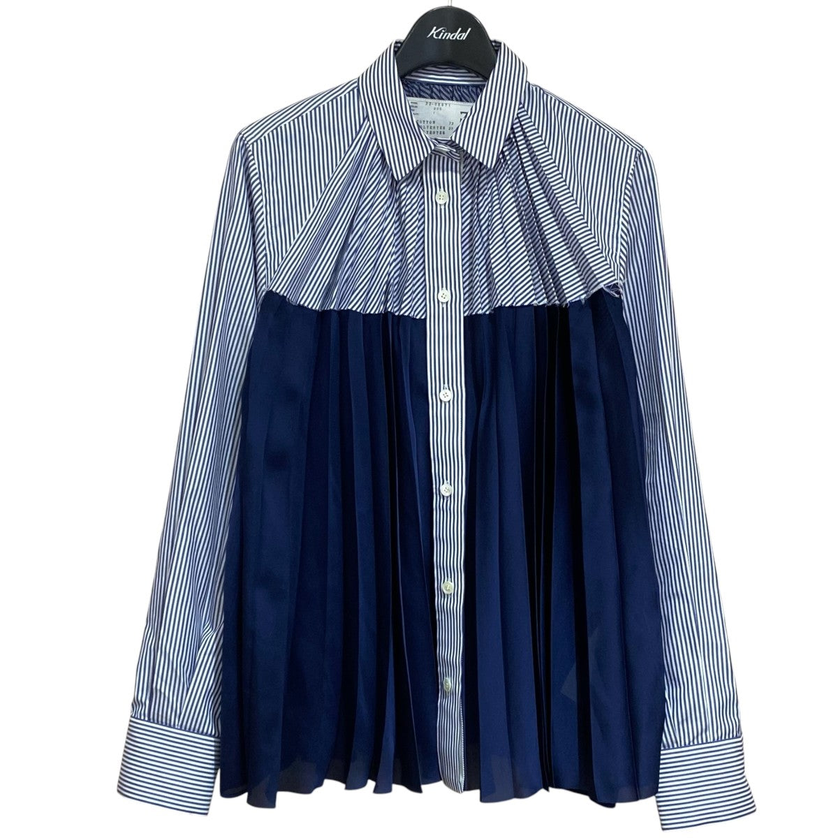 sacai プリーツシャツ22-05971 古着・中古-1枚目のアイテム画像