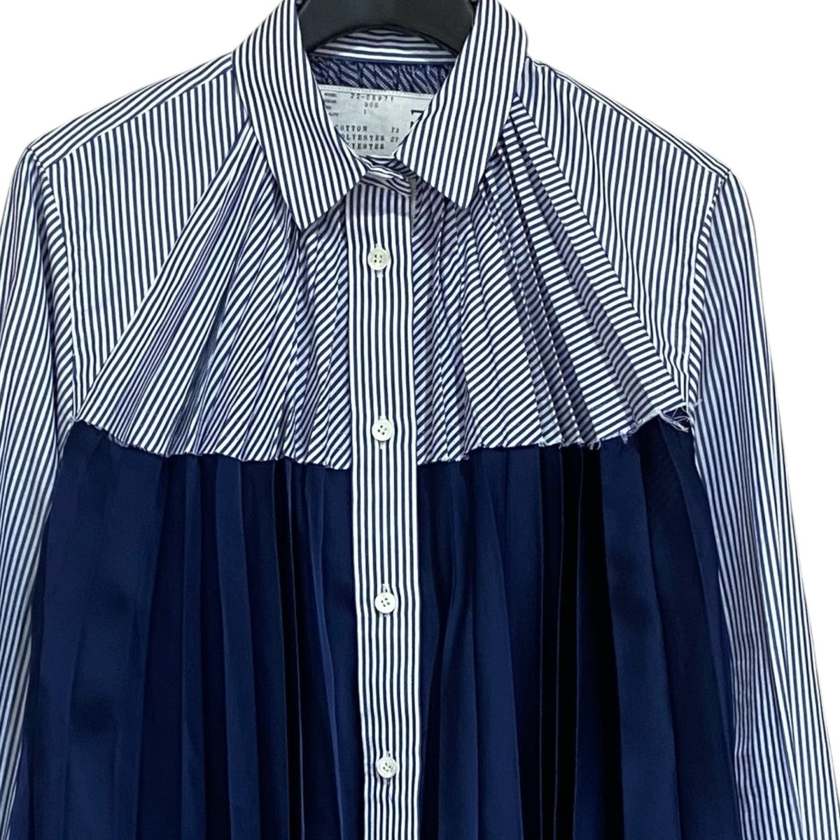 sacai プリーツシャツ22-05971 古着・中古-3枚目のアイテム画像