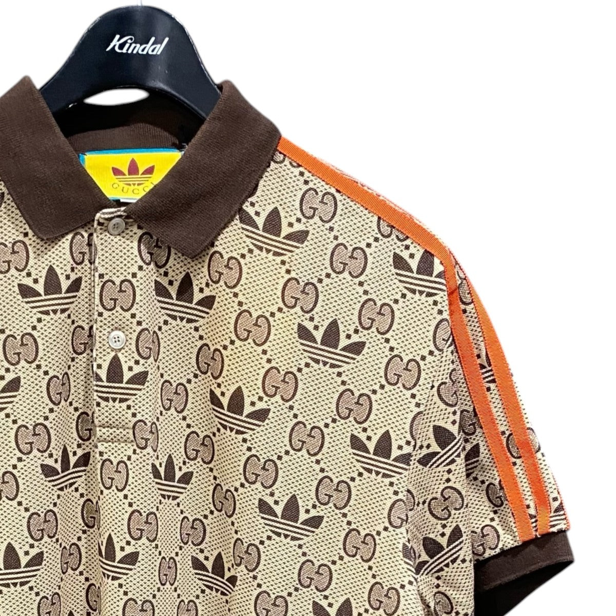 GUCCI×adidas GGロゴ ポロシャツ700497 古着・中古-3枚目のアイテム画像
