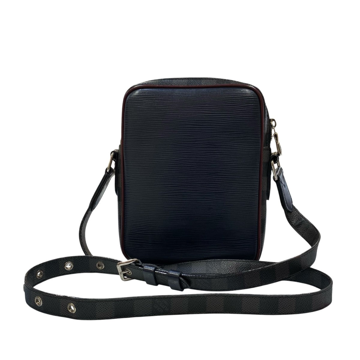 LOUIS VUITTON エピ+ダミエ グラフィット ダヌーブ スリムショルダーバックM55100 古着・中古-3枚目のアイテム画像