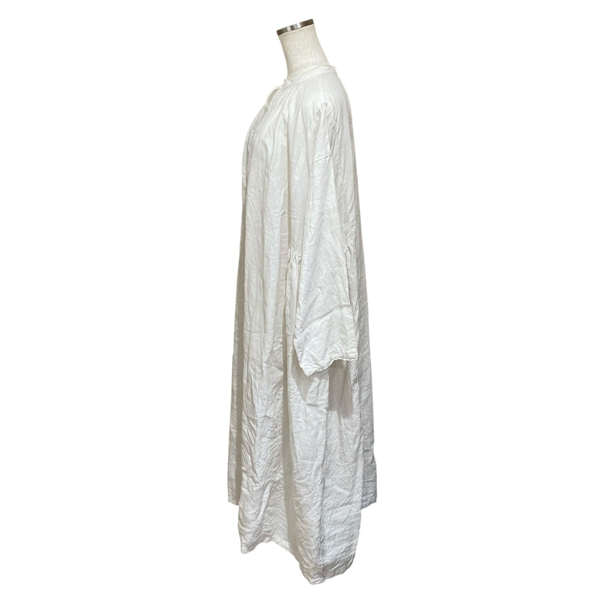 nest Robe 24AWリネンリボンレーススモックワンピース01244-1167 古着・中古-3枚目のアイテム画像