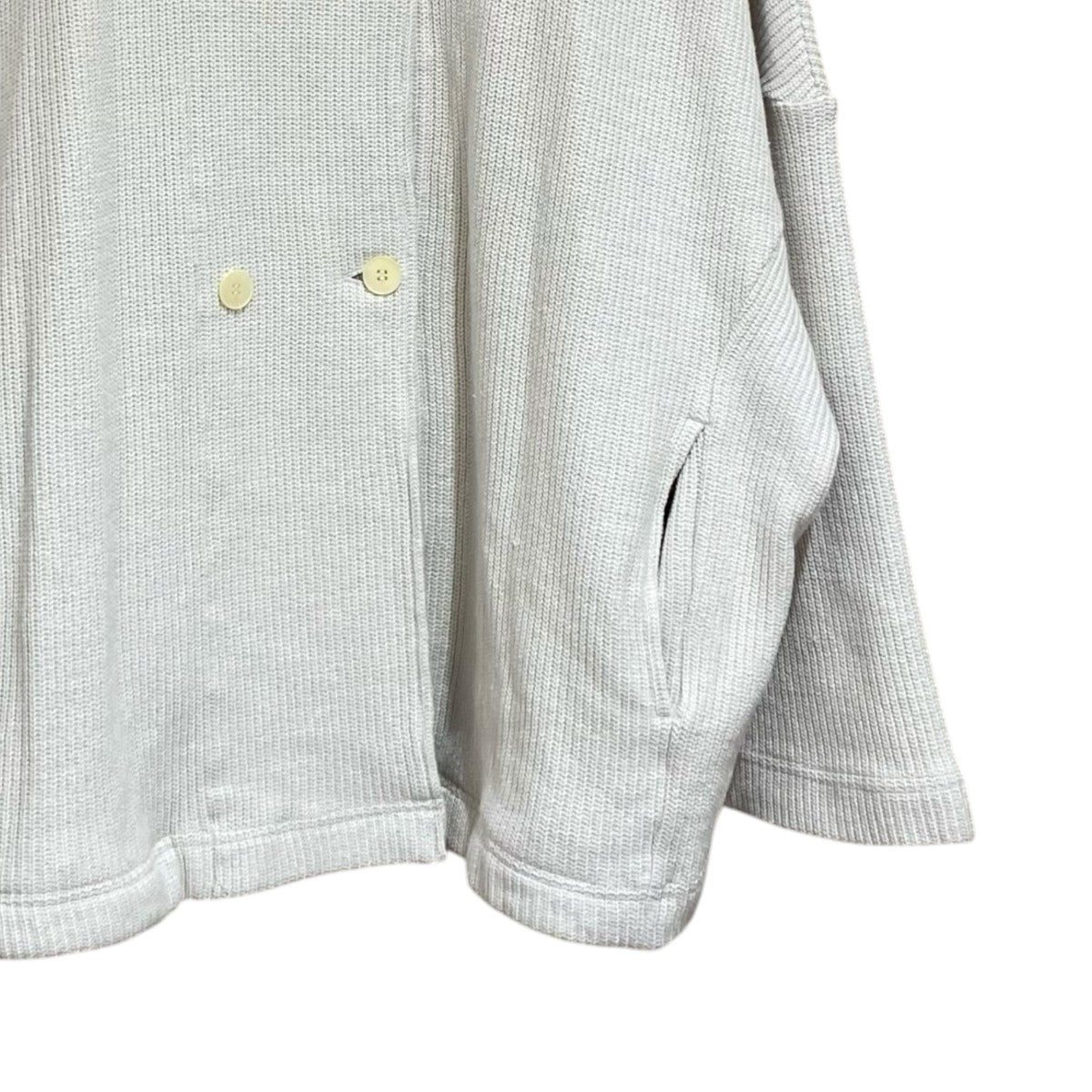 nest Robe コットンリブニットドルマンカーディガン01211-1106 古着・中古-4枚目のアイテム画像