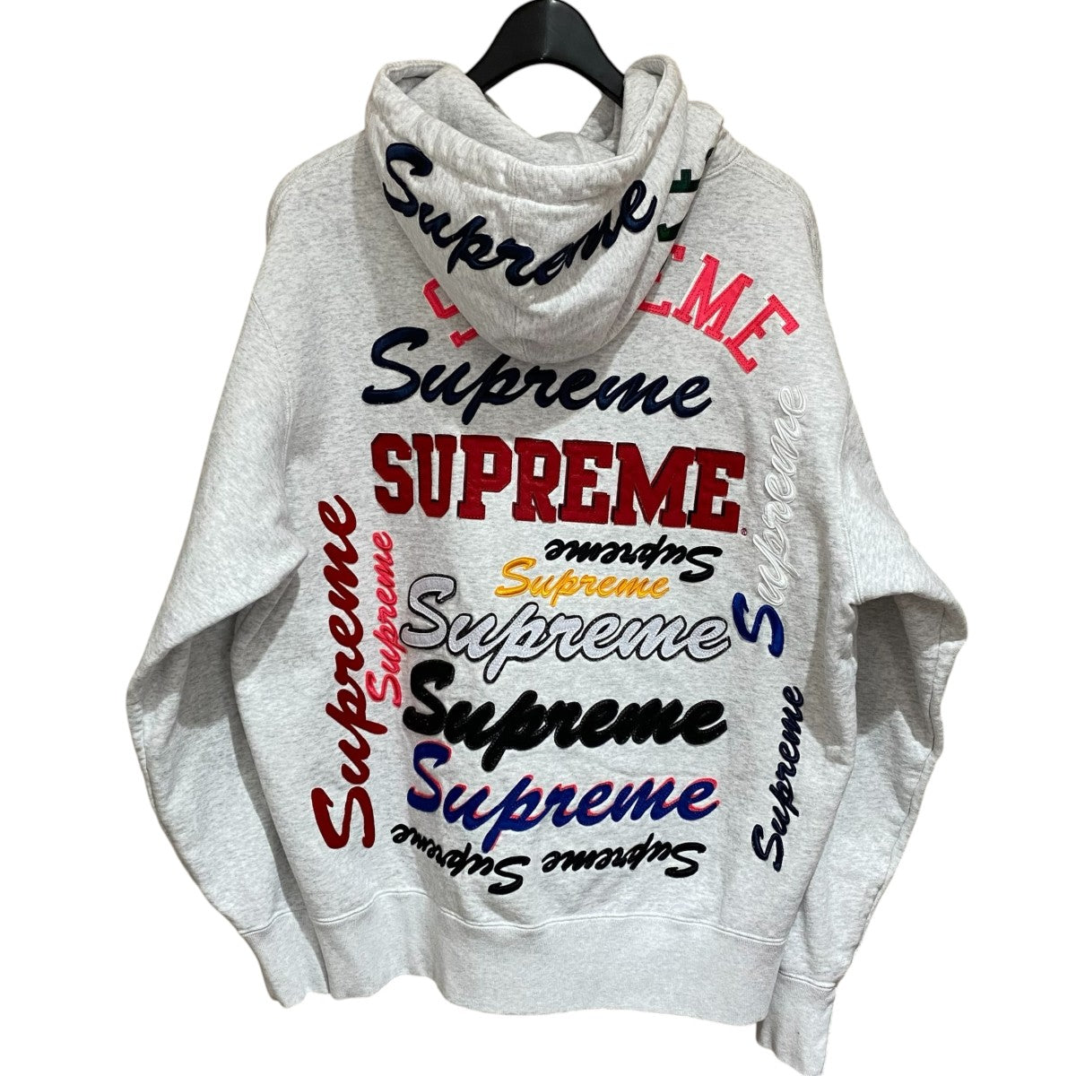 Multi Logo Hooded Sweatshirt