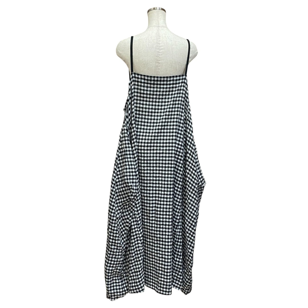 nest Robe 26SSロックチェック2wayキャミワンピース01262-1153 古着・中古-2枚目のアイテム画像