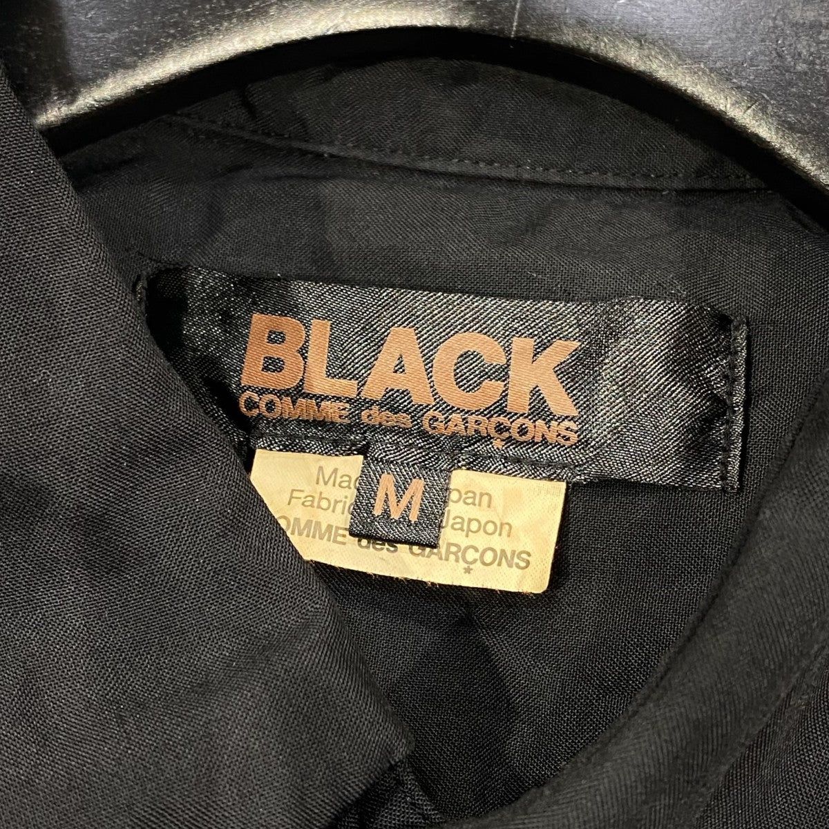 BLACK COMME des GARCONS 製品染めデザインシャツ1J-B005 古着・中古-5枚目のアイテム画像