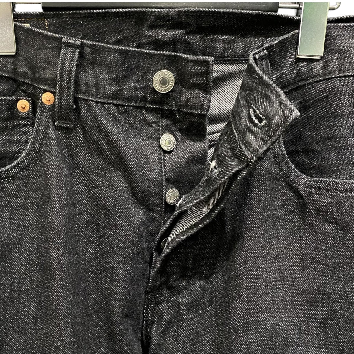 LEVI’S 501ブラックセルビッジ ジーンズPC9-00501-3654 古着・中古-3枚目のアイテム画像