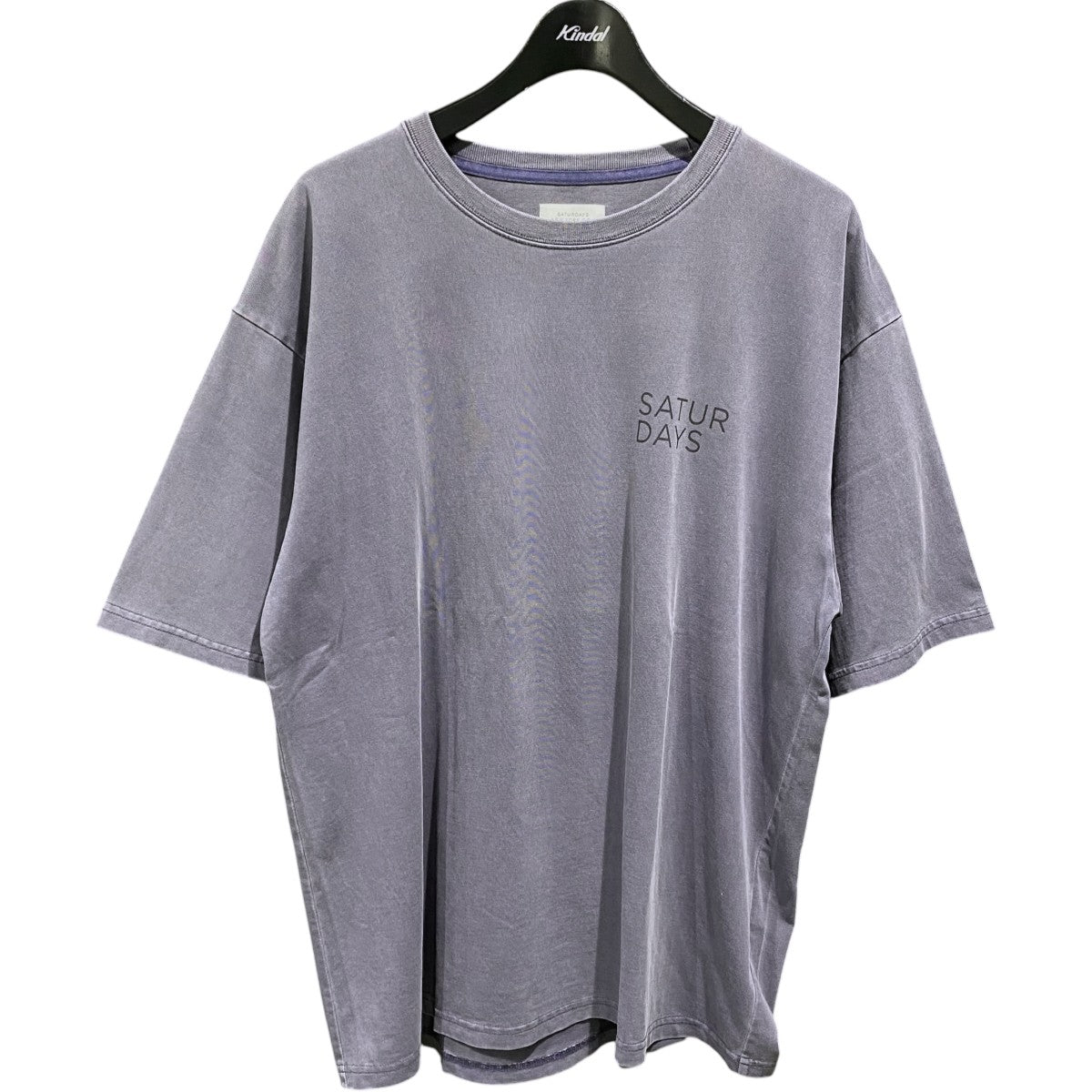 Saturdays NYC Pigment dyed Gotham Rag Left SS TeeBTM-65810-B 古着・中古-1枚目のアイテム画像