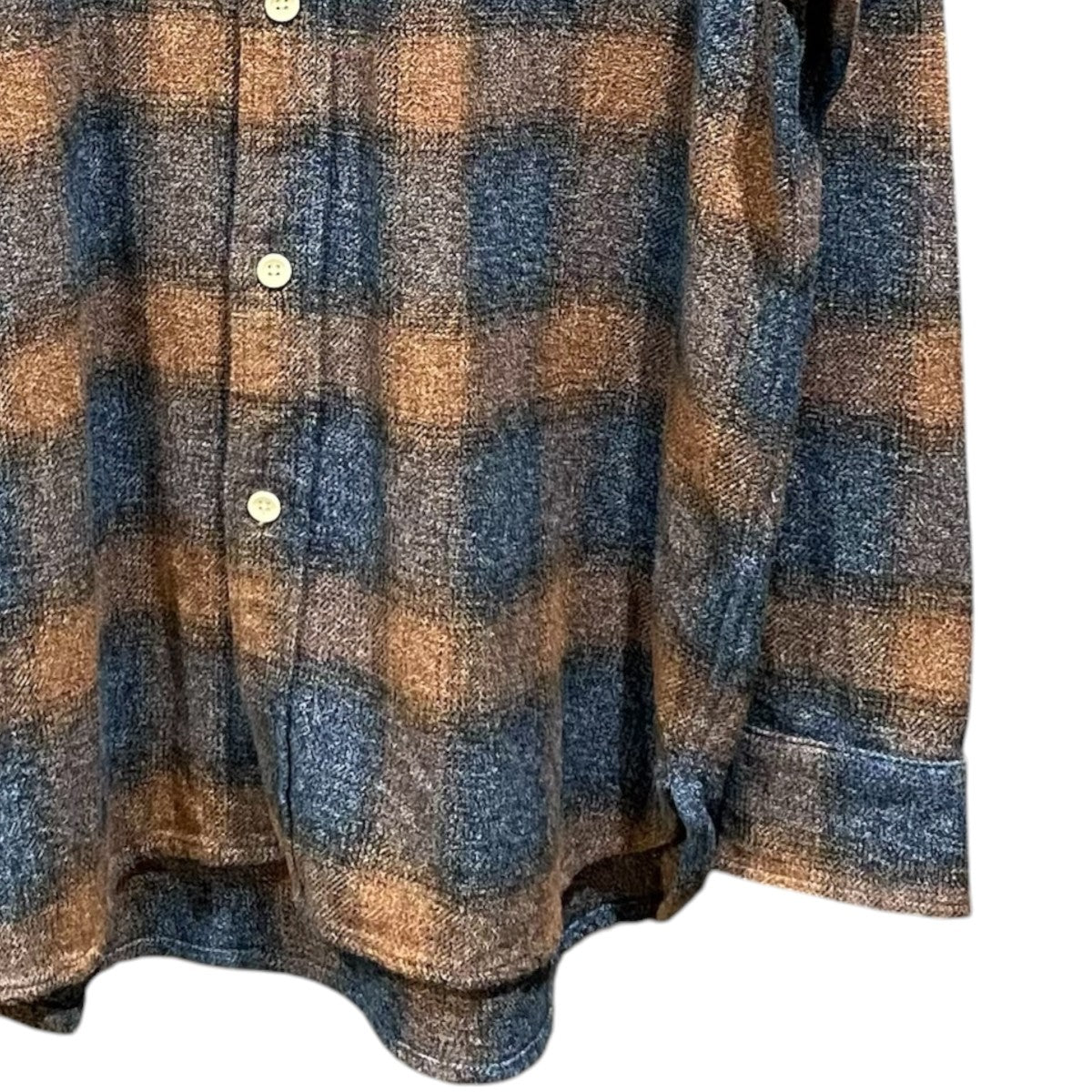 NIGEL CABOURN LYBRO WORK SHIRT CHECK8051-13-10010 古着・中古-4枚目のアイテム画像
