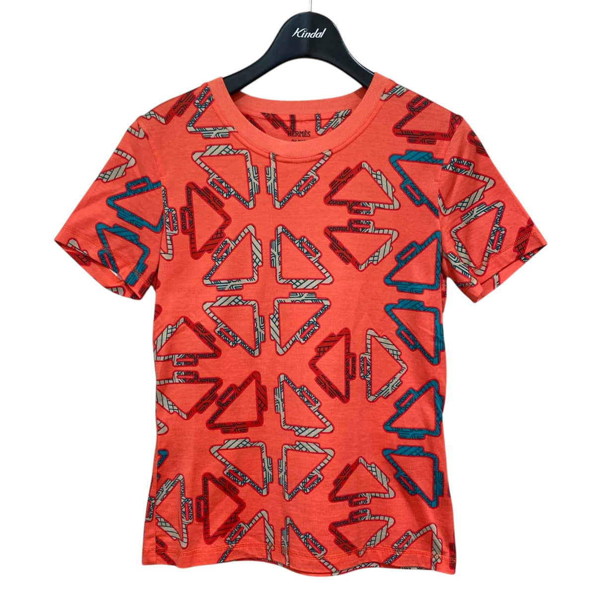 HERMES パターンタッタソールマイクロ Tシャツ 古着・中古-1枚目のアイテム画像