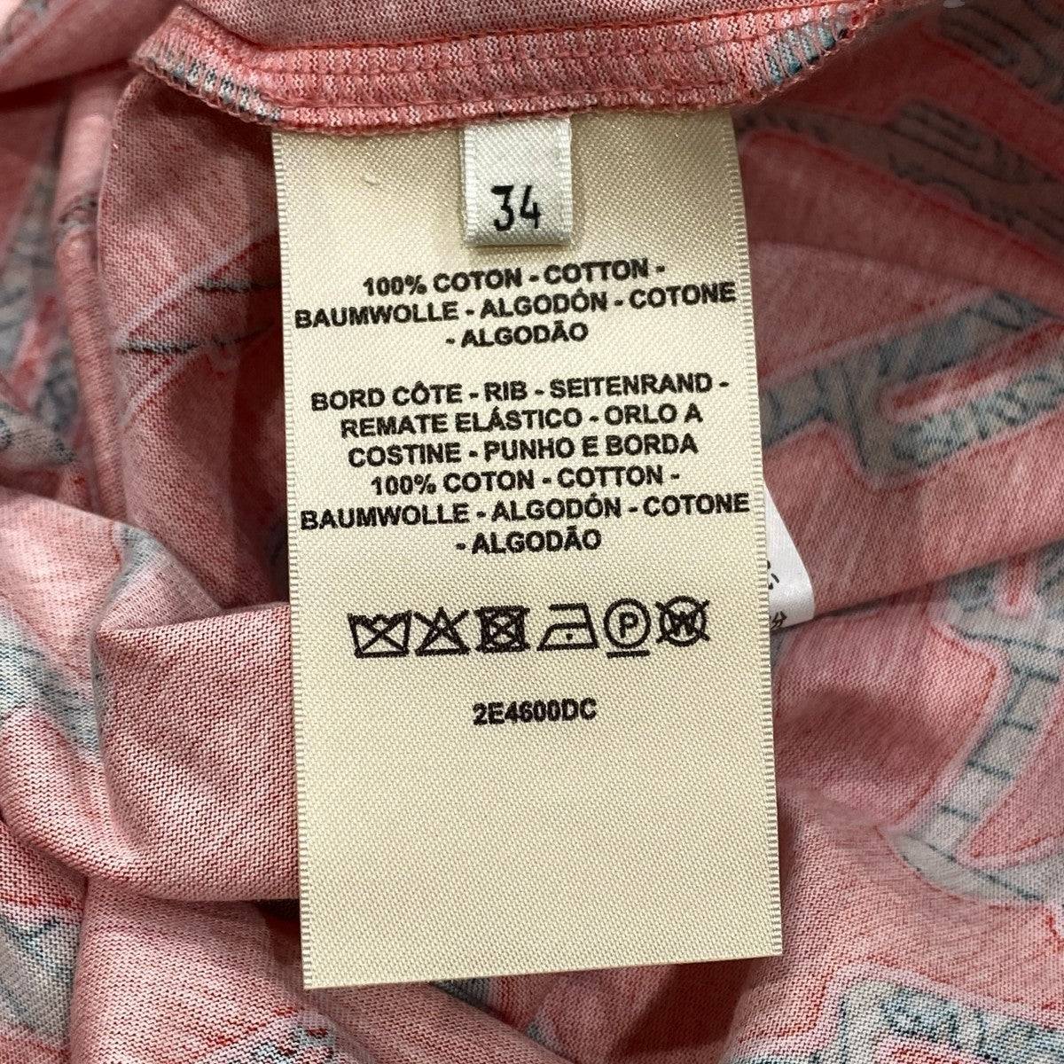 HERMES パターンタッタソールマイクロ Tシャツ 古着・中古-5枚目のアイテム画像