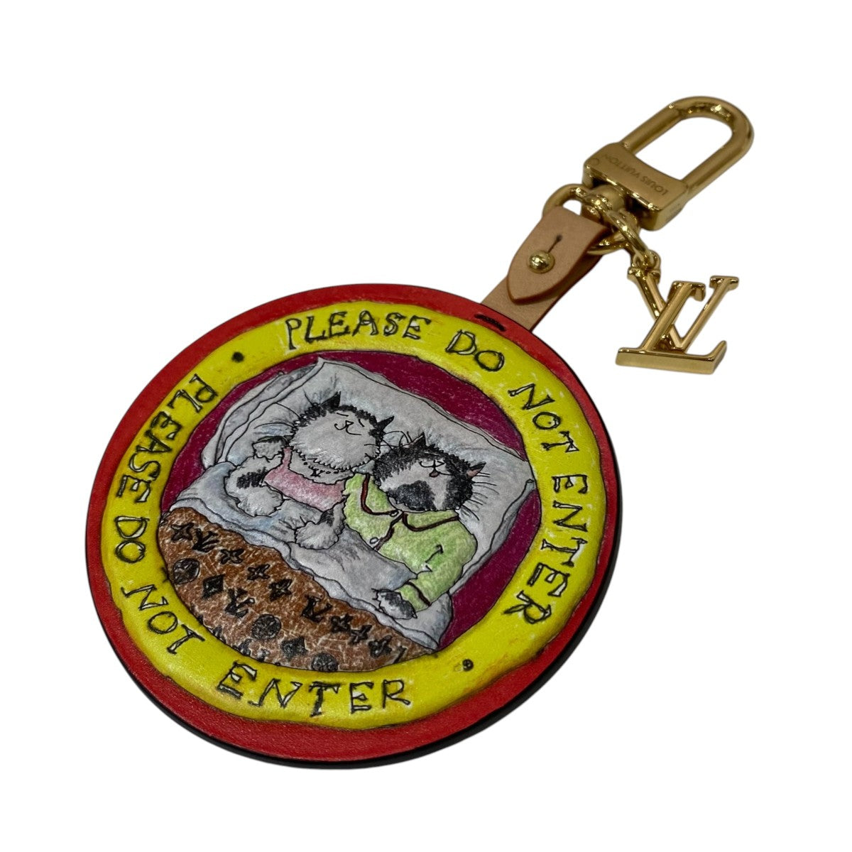 LOUIS VUITTON バッグチャーム タグ・スリーピングキャットM02950 古着・中古-3枚目のアイテム画像