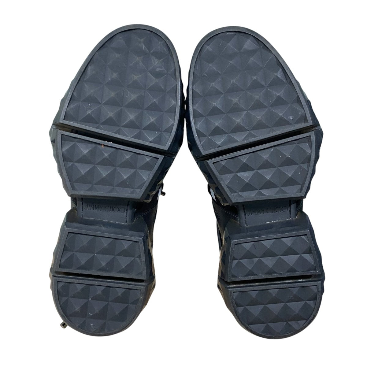 JIMMY CHOO ダイヤモンド メッシュ×レザースニーカー 古着・中古-4枚目のアイテム画像