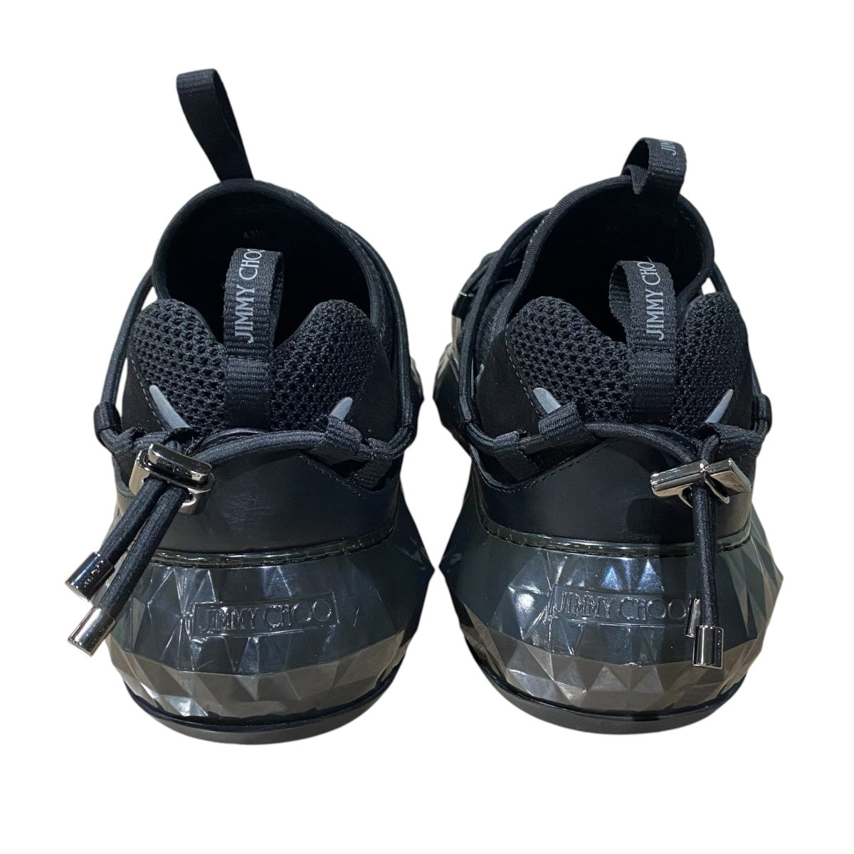 JIMMY CHOO(ジミーチュウ) ダイヤモンド メッシュ×レザースニーカー