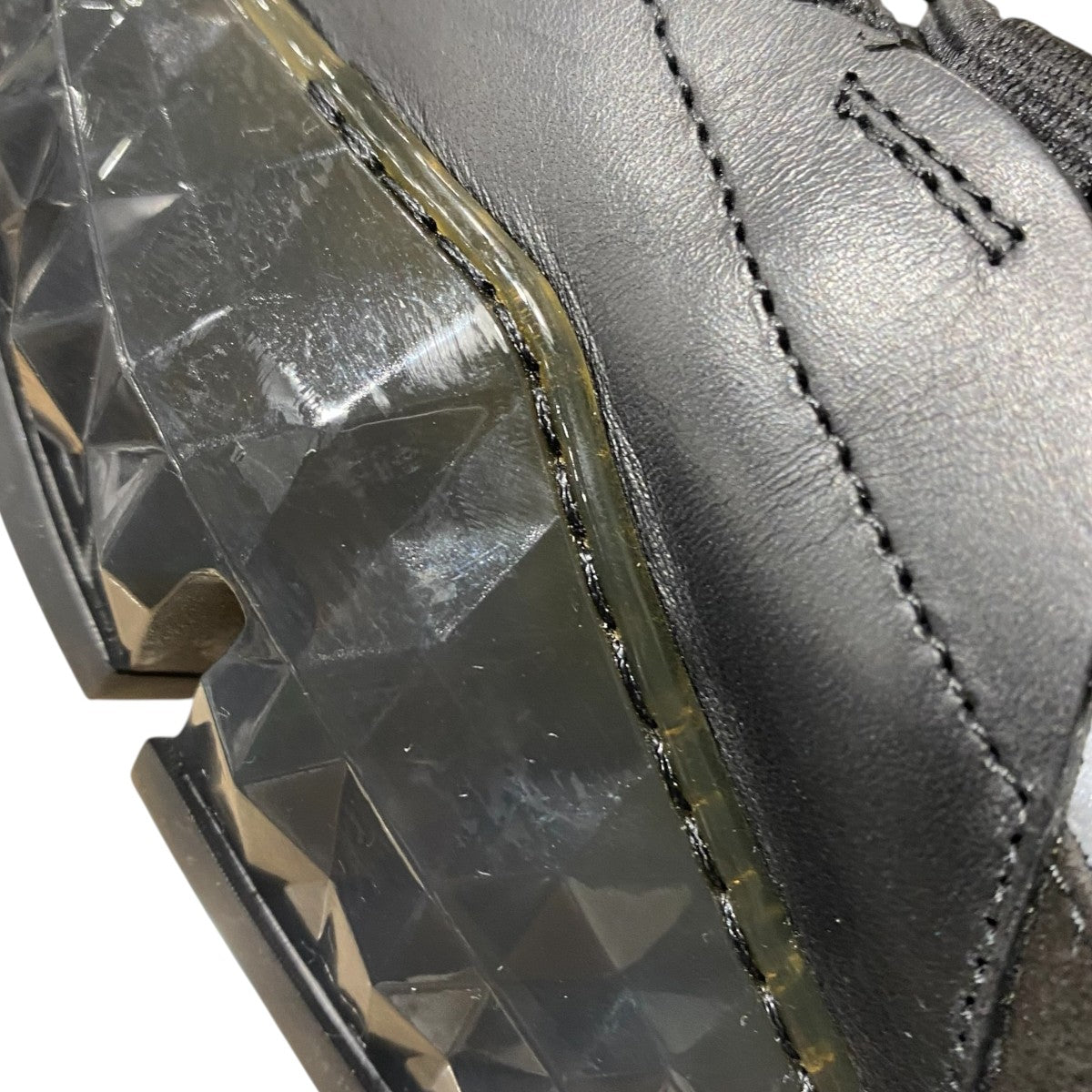 JIMMY CHOO(ジミーチュウ) ダイヤモンド メッシュ×レザースニーカー