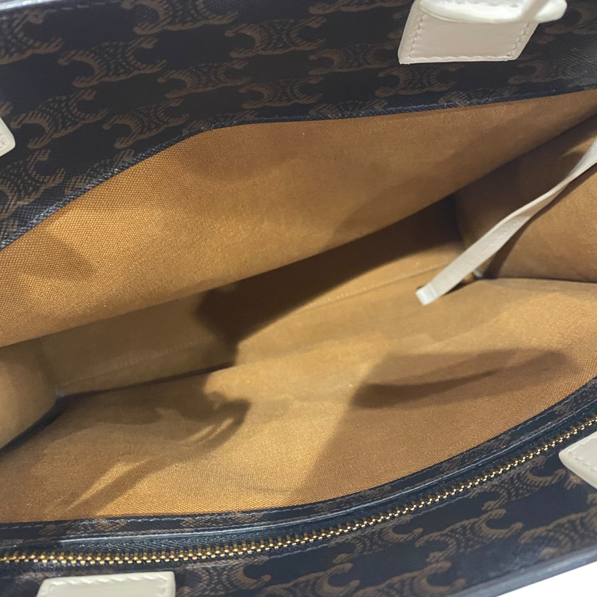 CELINE 2Wayトートバッグバーティカルカバ 古着・中古-5枚目のアイテム画像