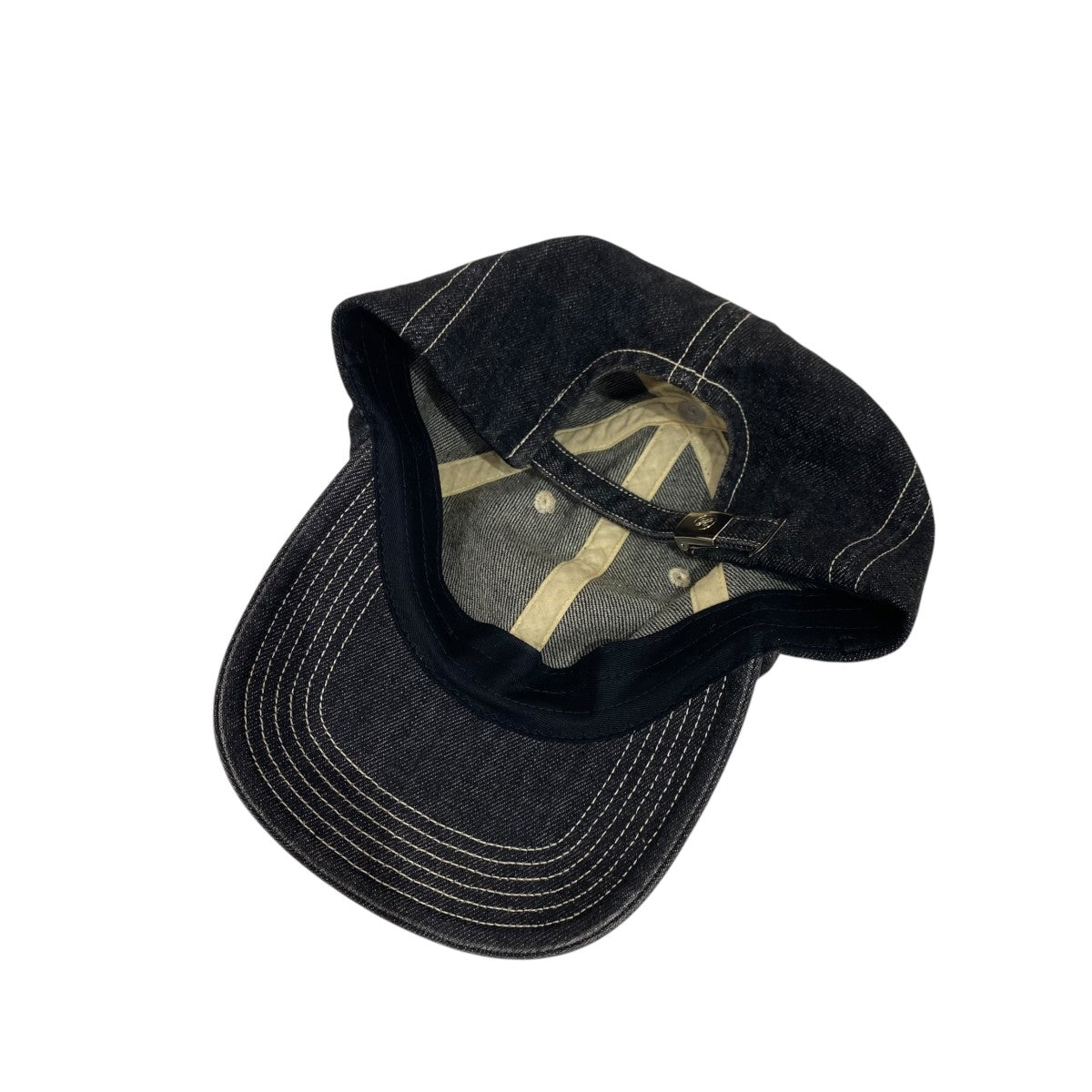 KIJIMA TAKAYUKI RECYCLED DENIM 6PANEL CAPW-251140 古着・中古-3枚目のアイテム画像