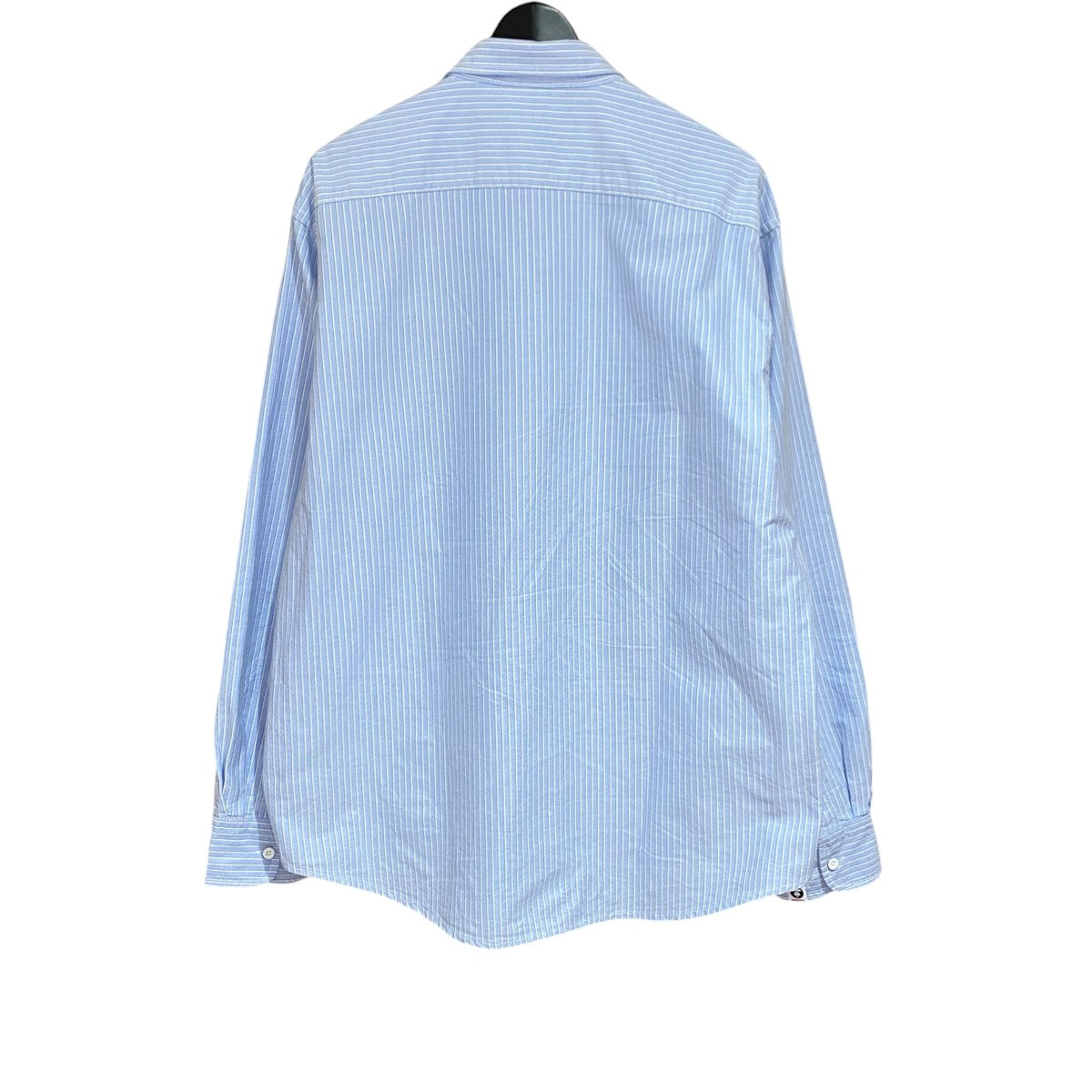 A BATHING APE moonface logo long sleeve shirtストライプ長袖シャツAAPSTM8539XAP 古着・中古-2枚目のアイテム画像