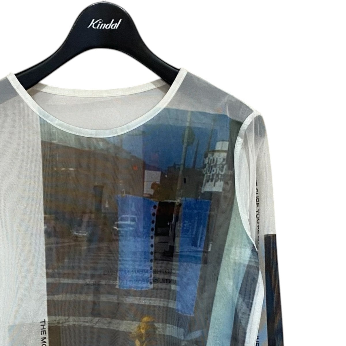 Photo Print Mesh Tops21241415312