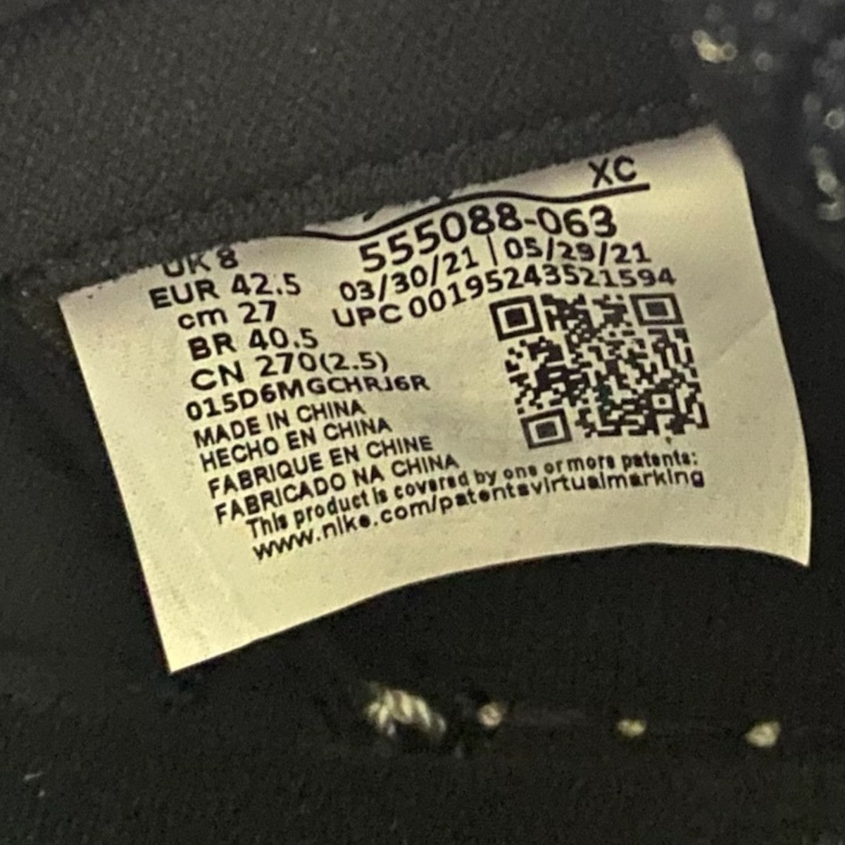 Air Jordan 1 High OG Patent Bred555088-063