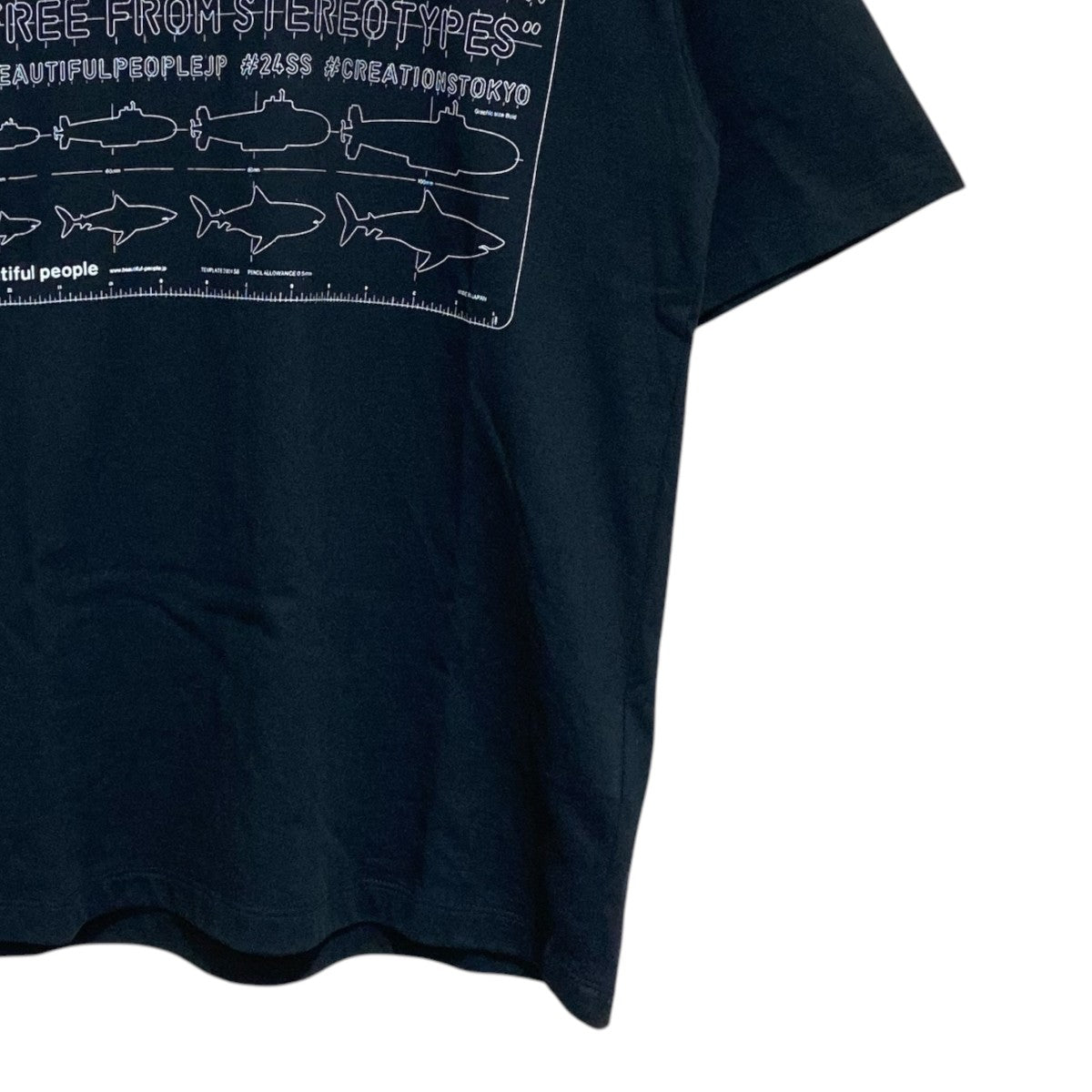 supima cotton jersey scale print T-shTシャツ1425310012