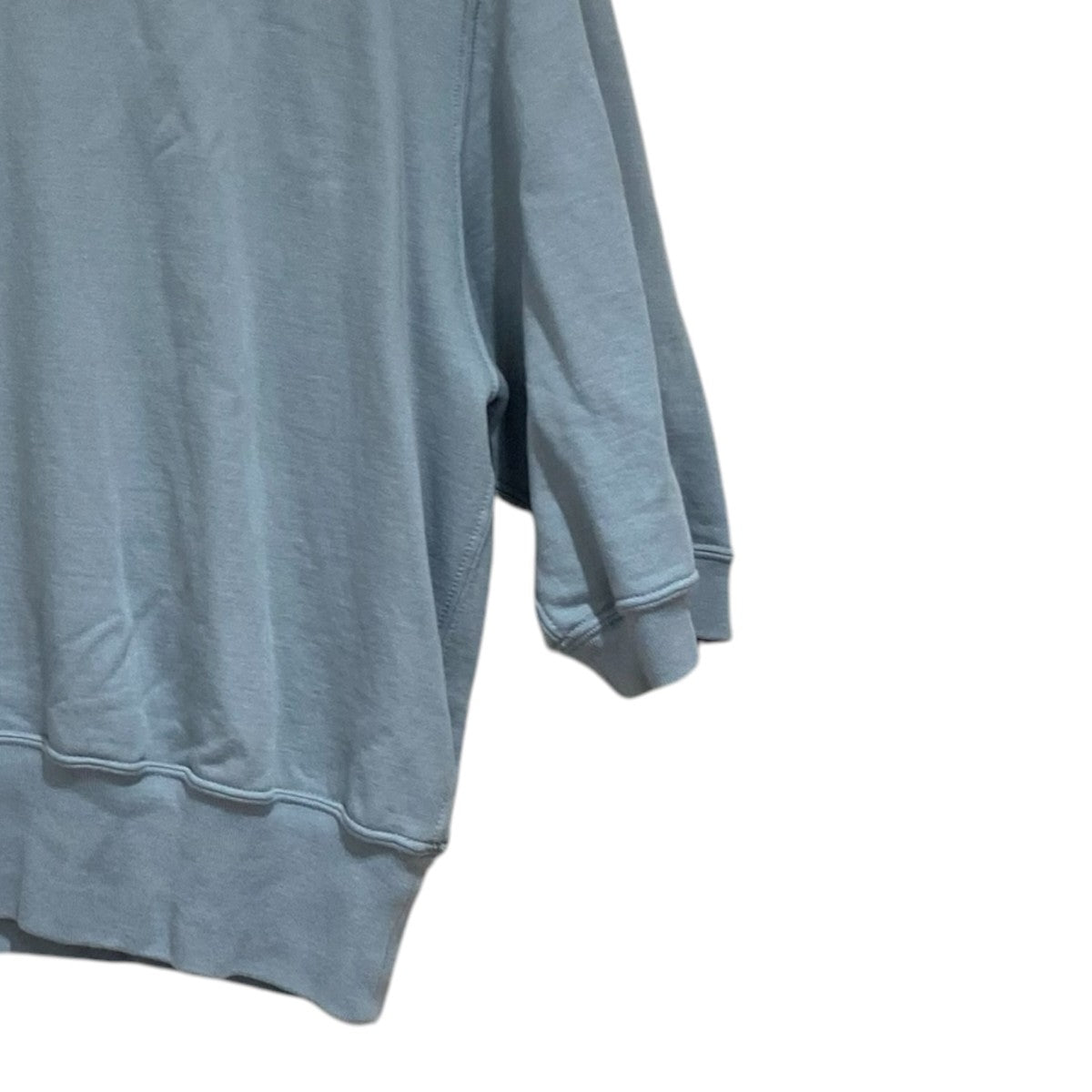 ELASTIC HIGH GAUGE SWEAT HALF SLEEVED P／OスウェットTシャツA25SP04NU