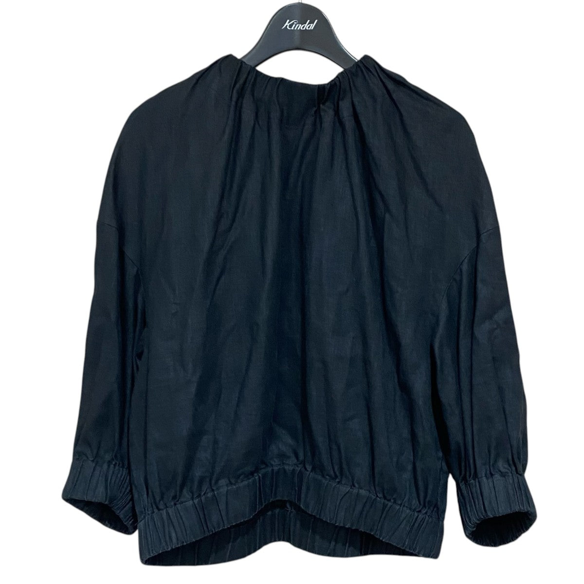 LINEN SHIRRED TOPリネンブラウス241-15206