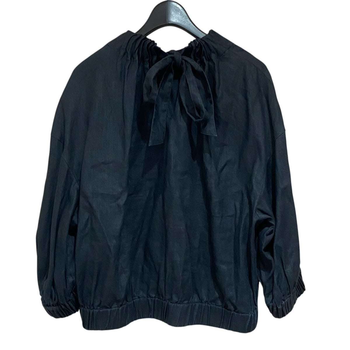 LINEN SHIRRED TOPリネンブラウス241-15206
